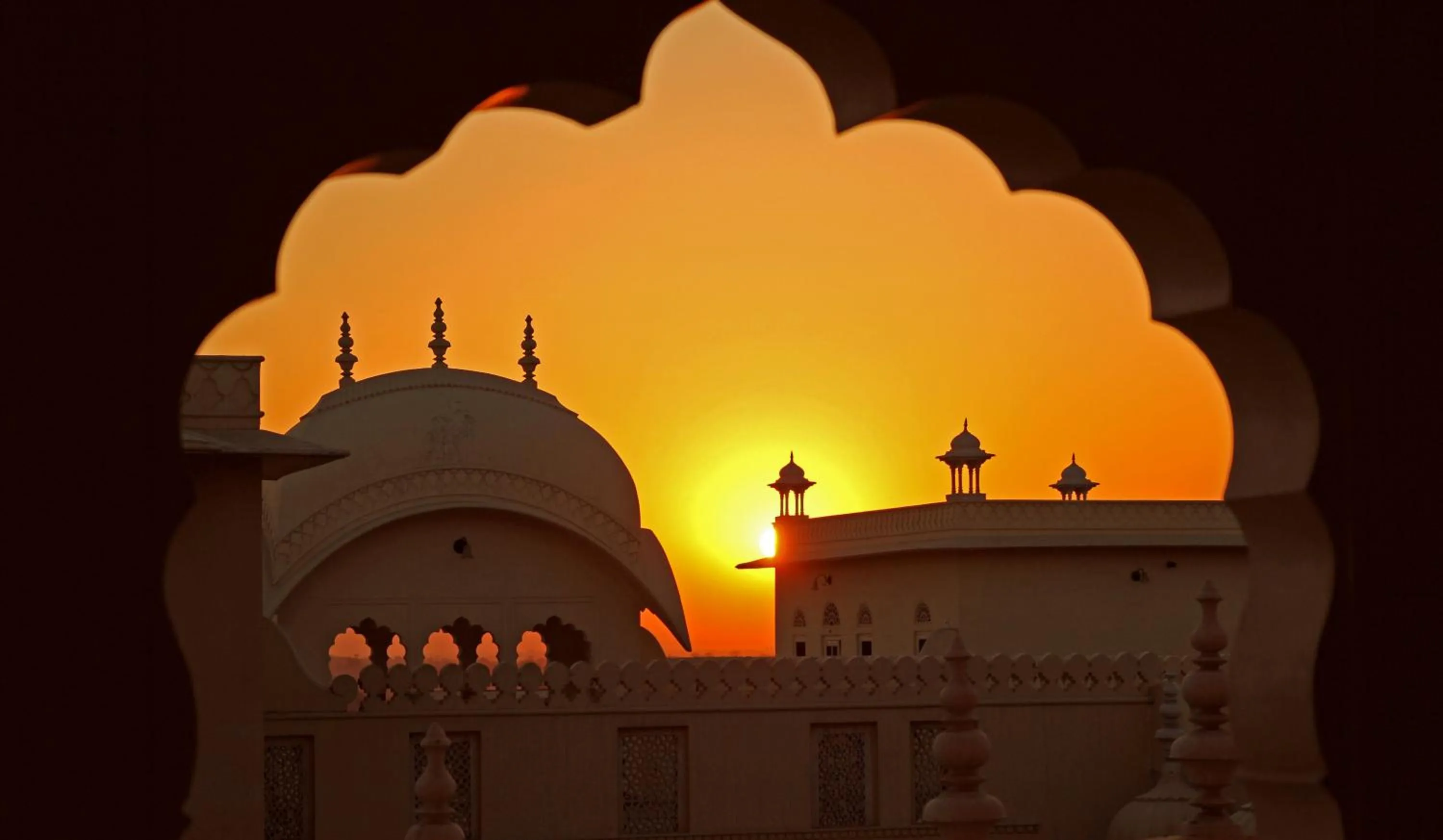 Sunrise in Alsisar Mahal- Heritage Hotel