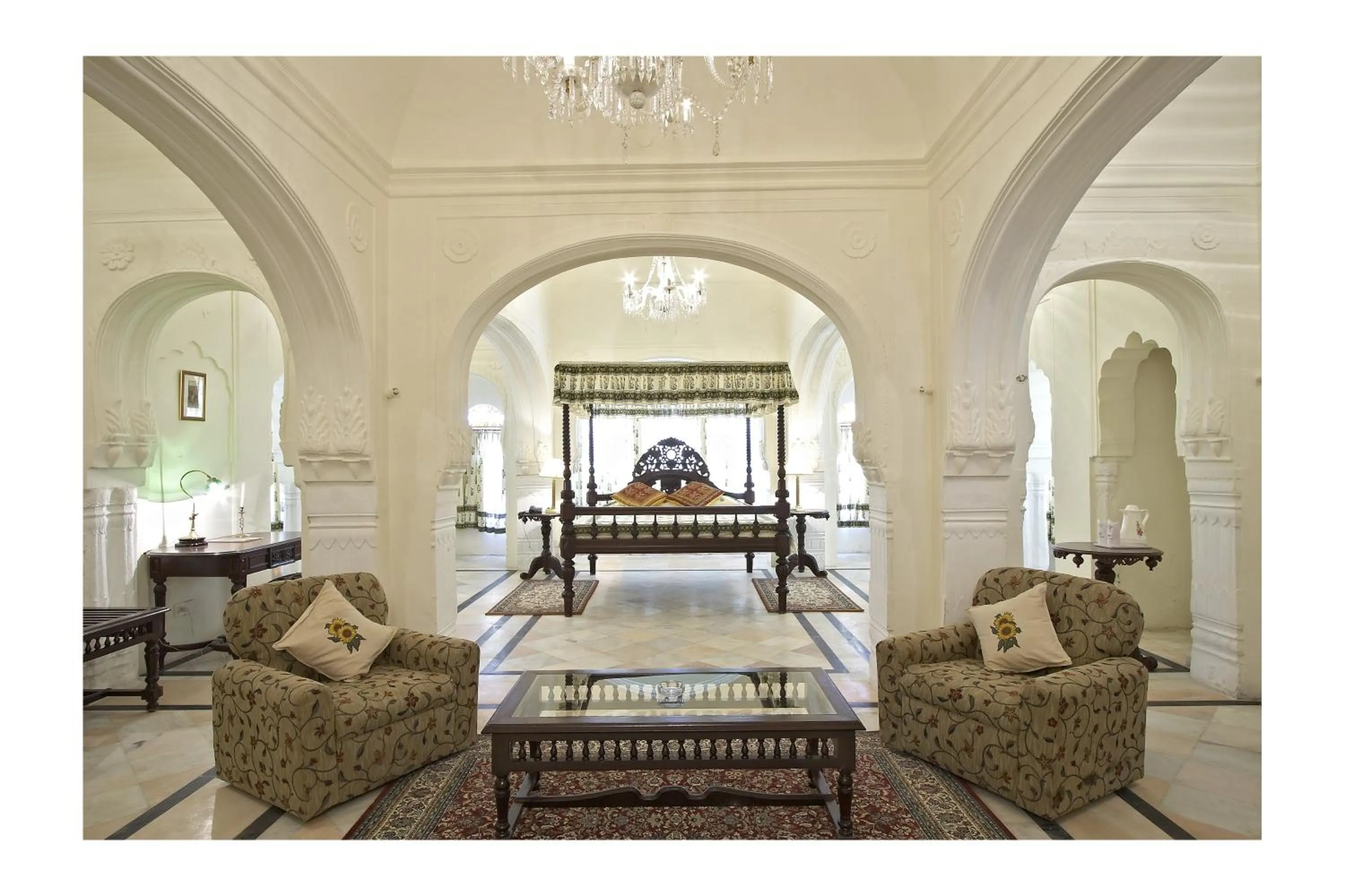 Bedroom in Alsisar Mahal- Heritage Hotel