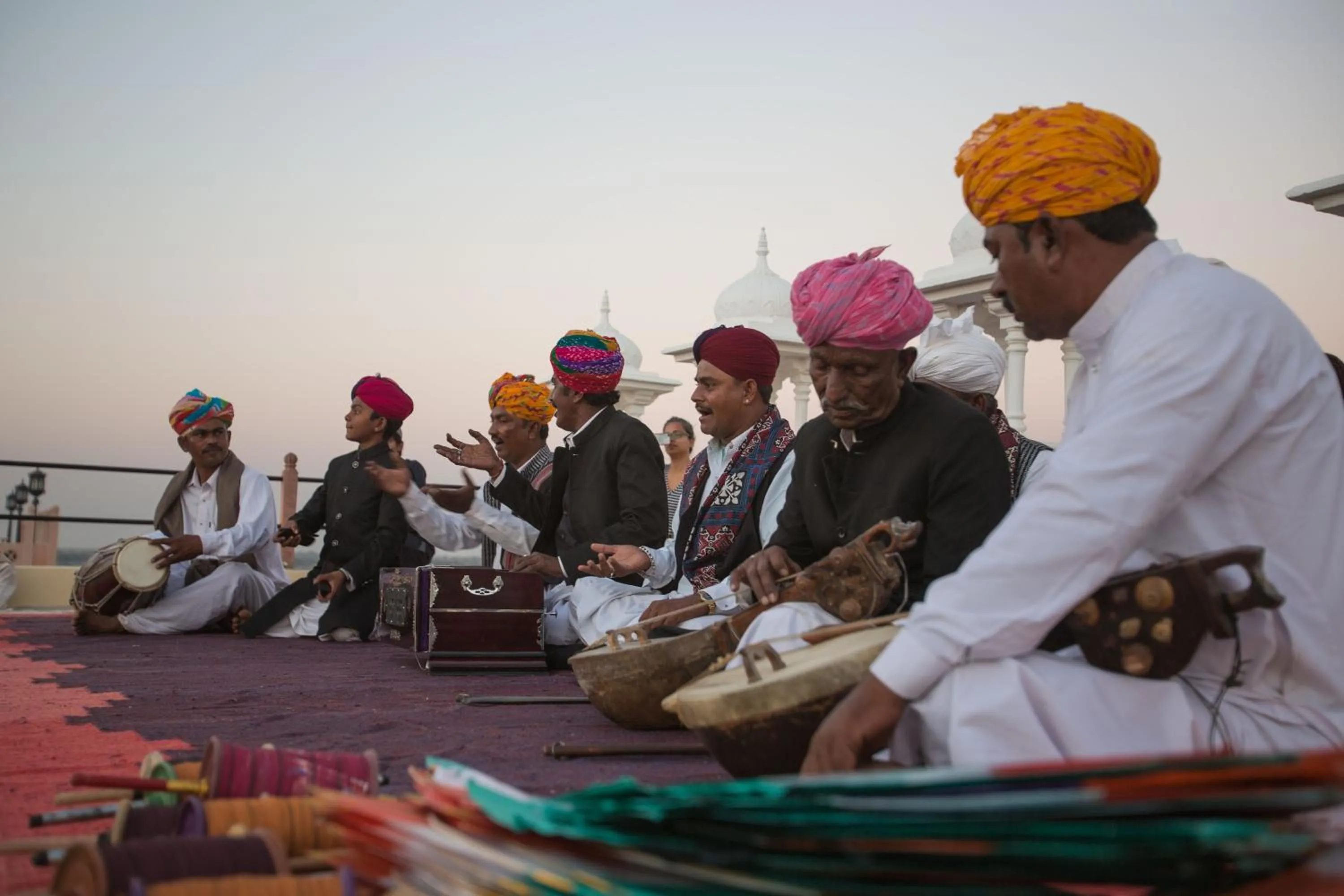 Evening entertainment in Alsisar Mahal- Heritage Hotel
