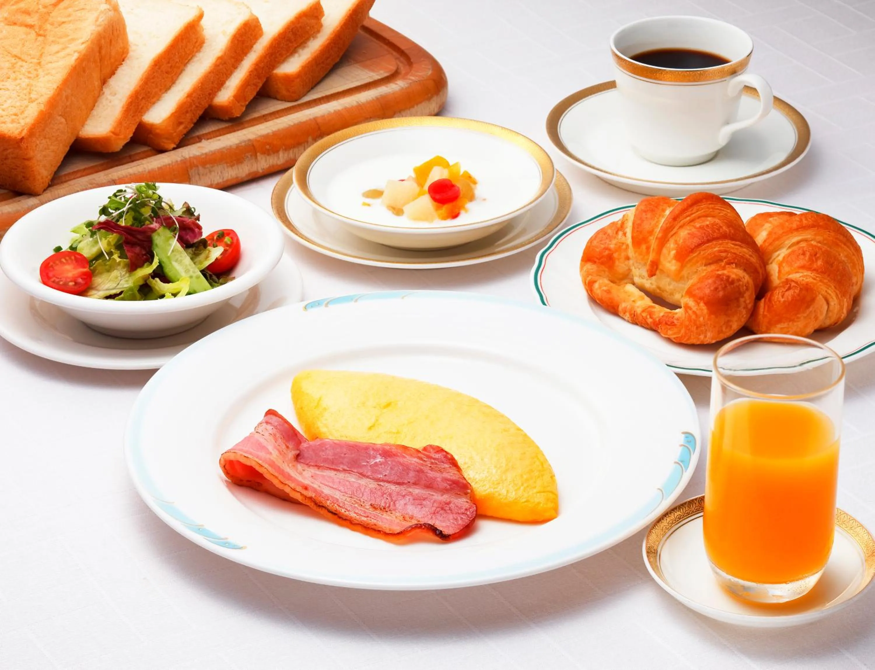 Buffet breakfast in Kofu Kinenbi Hotel