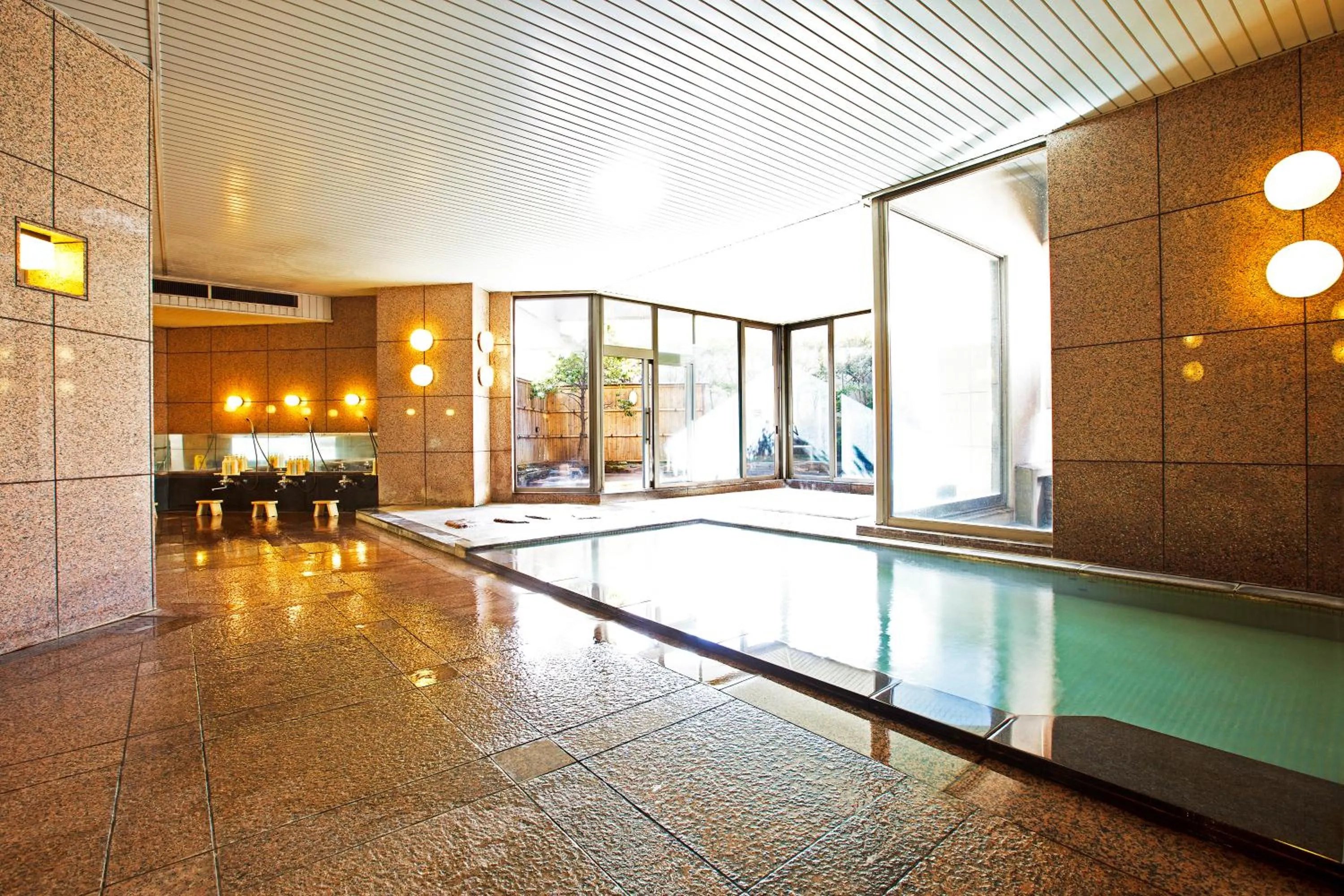 Hot Spring Bath in Kofu Kinenbi Hotel