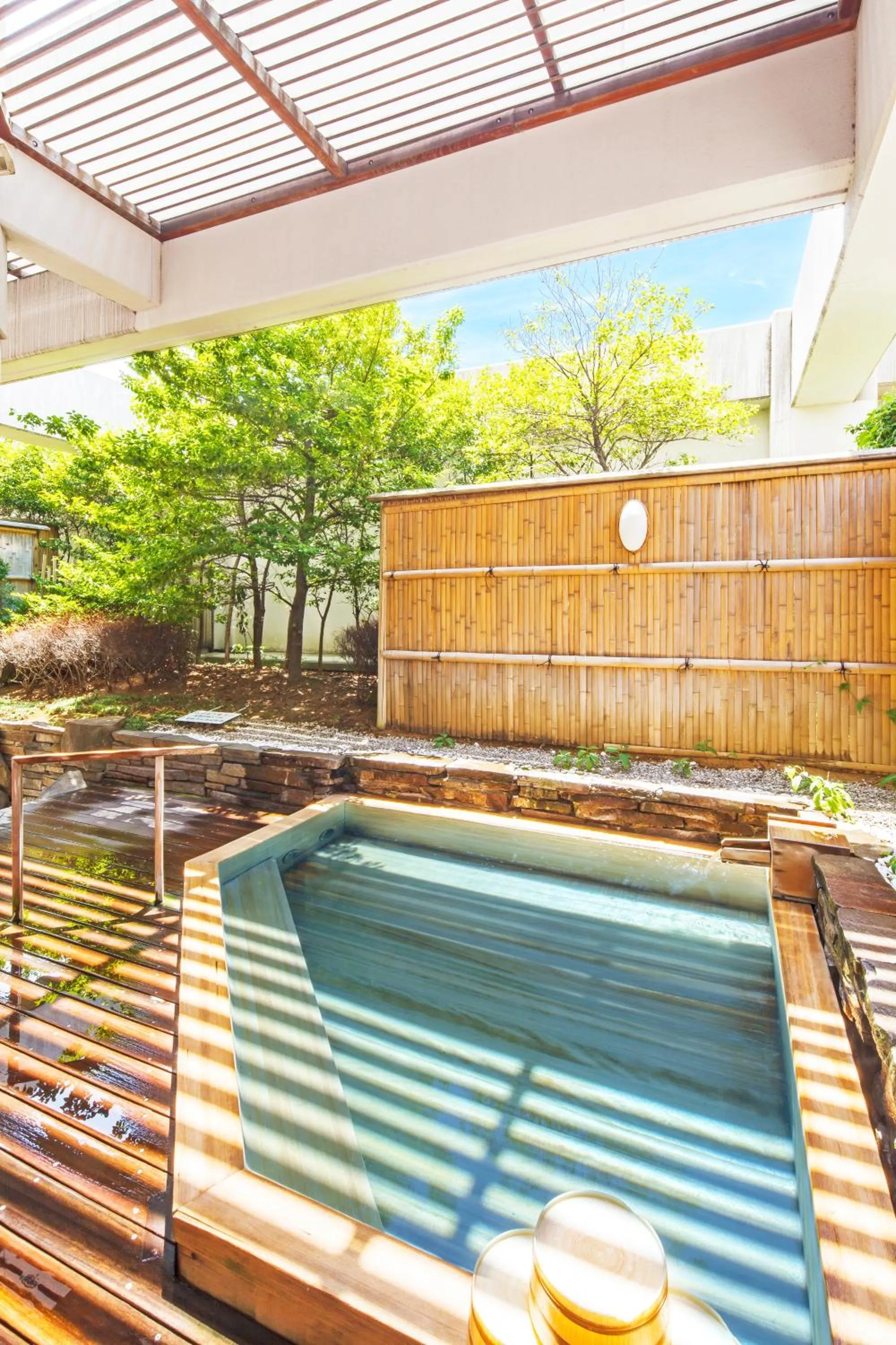 Open Air Bath in Kofu Kinenbi Hotel