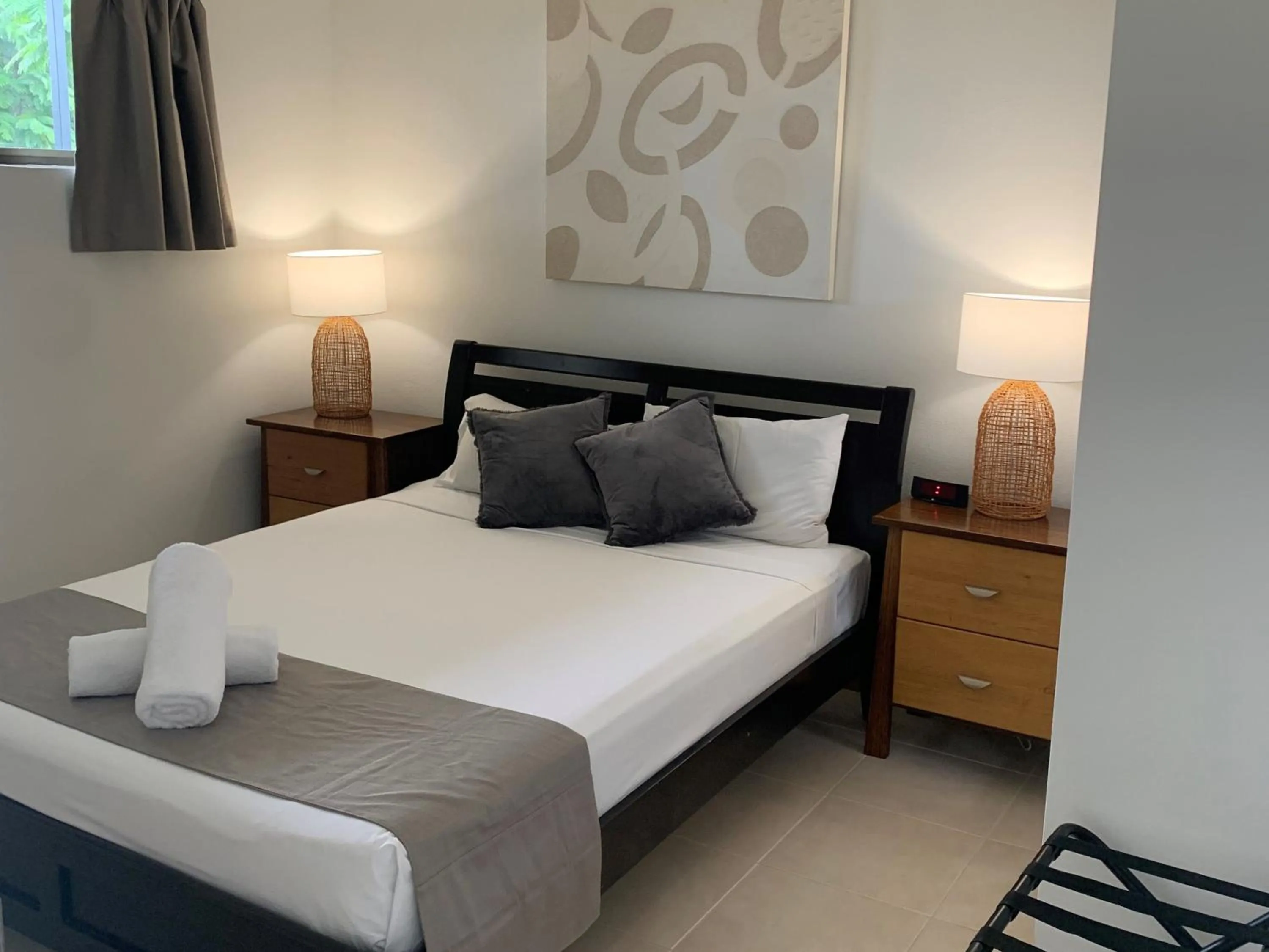 Bed in Airlie Beach Apartments