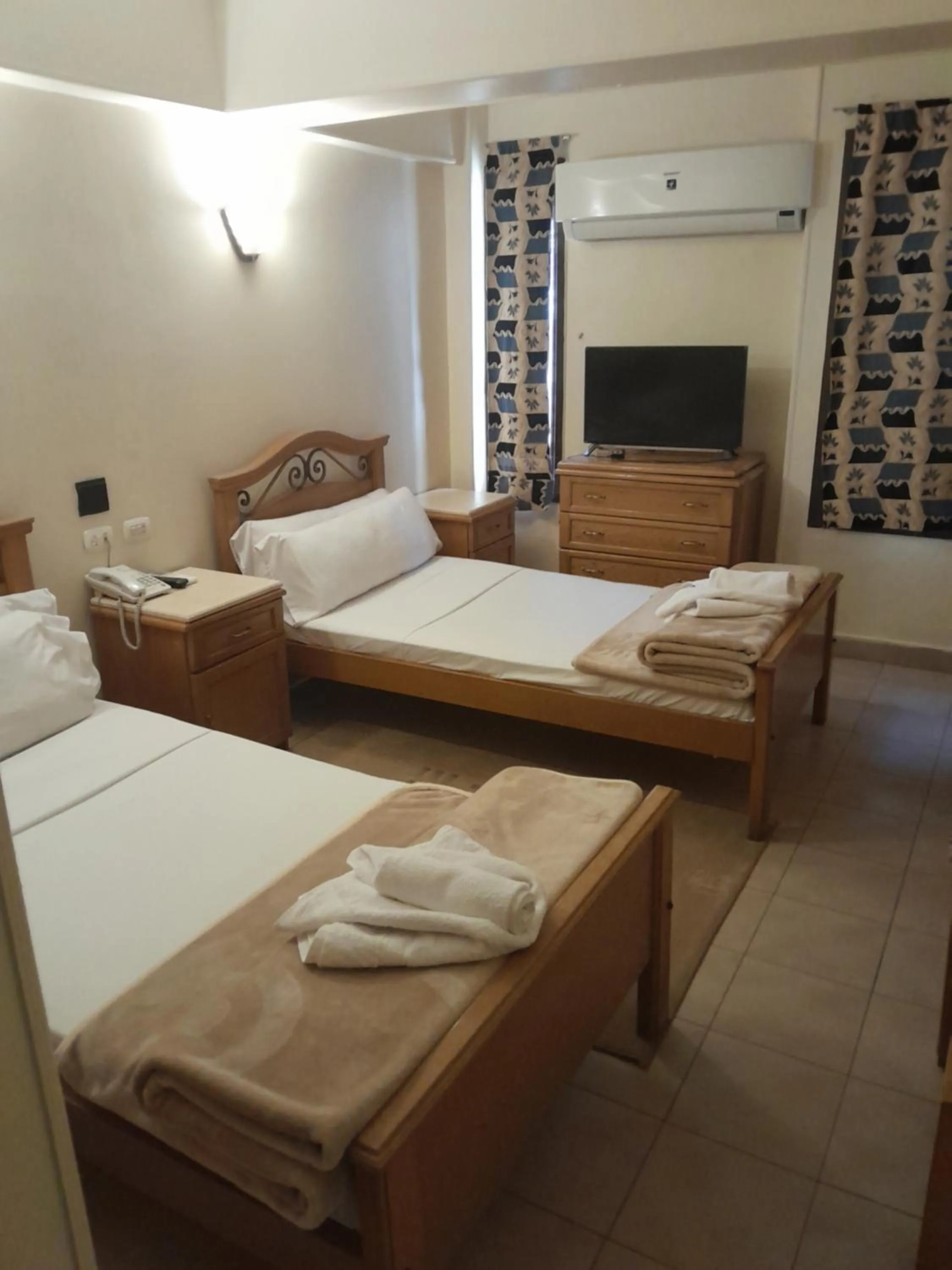 Bed in Applicators Hotel