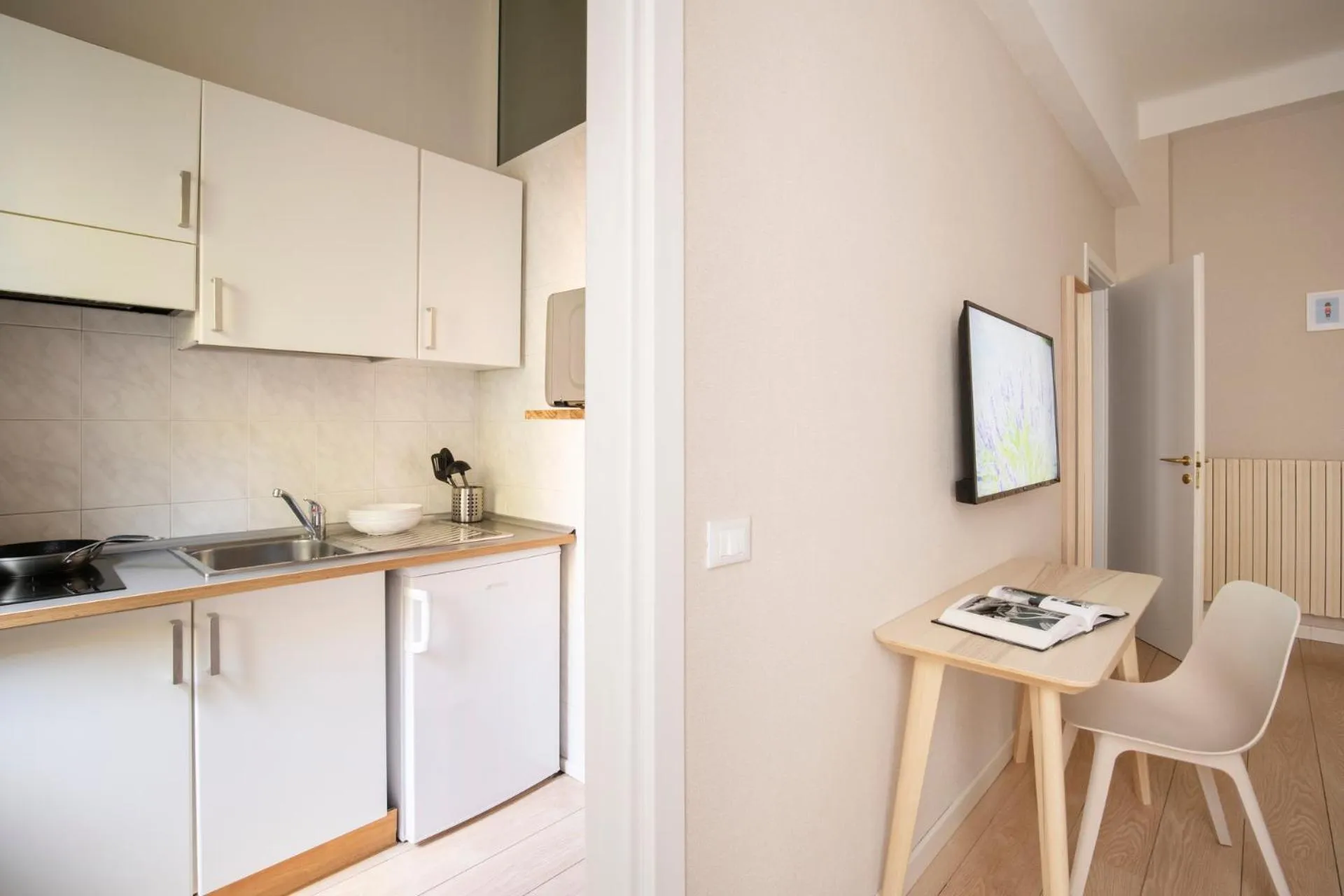 Kitchen or kitchenette in Sigieri Residence Milano