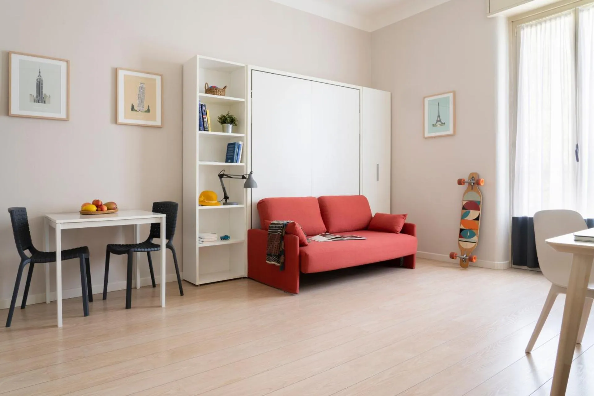 Seating area in Sigieri Residence Milano