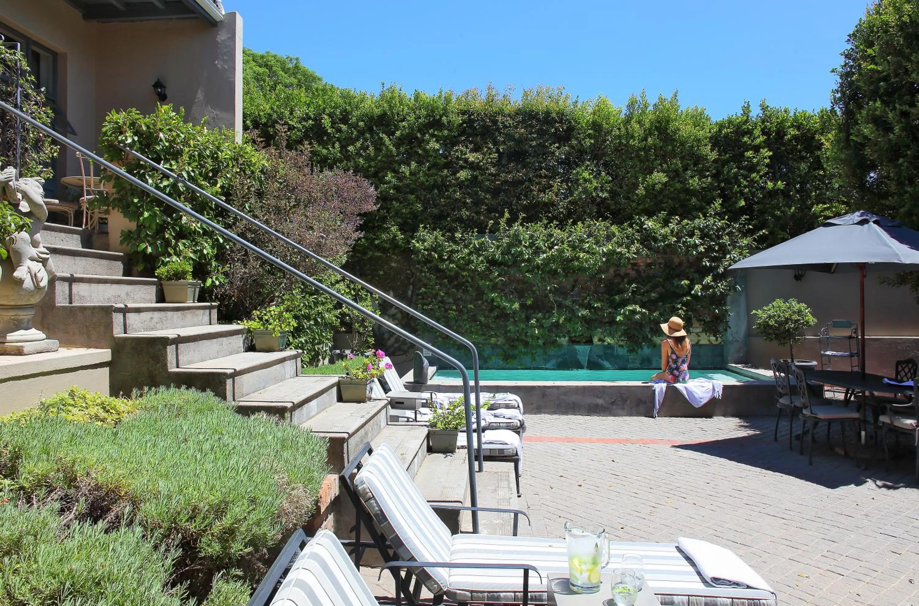 Garden view in Welgelegen House