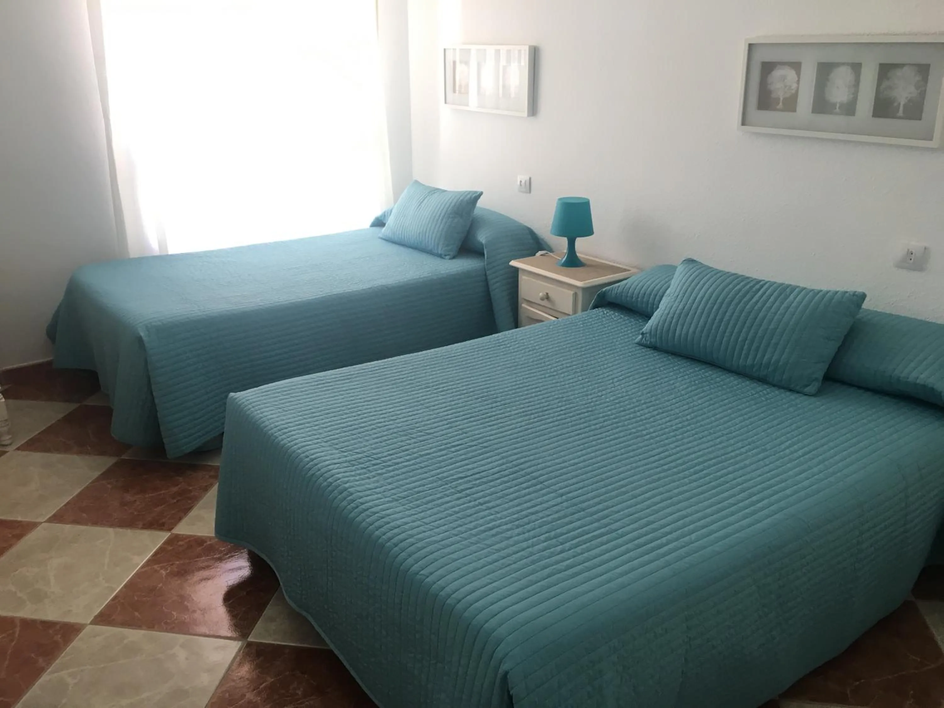 Bed in Hostal Jomarijo