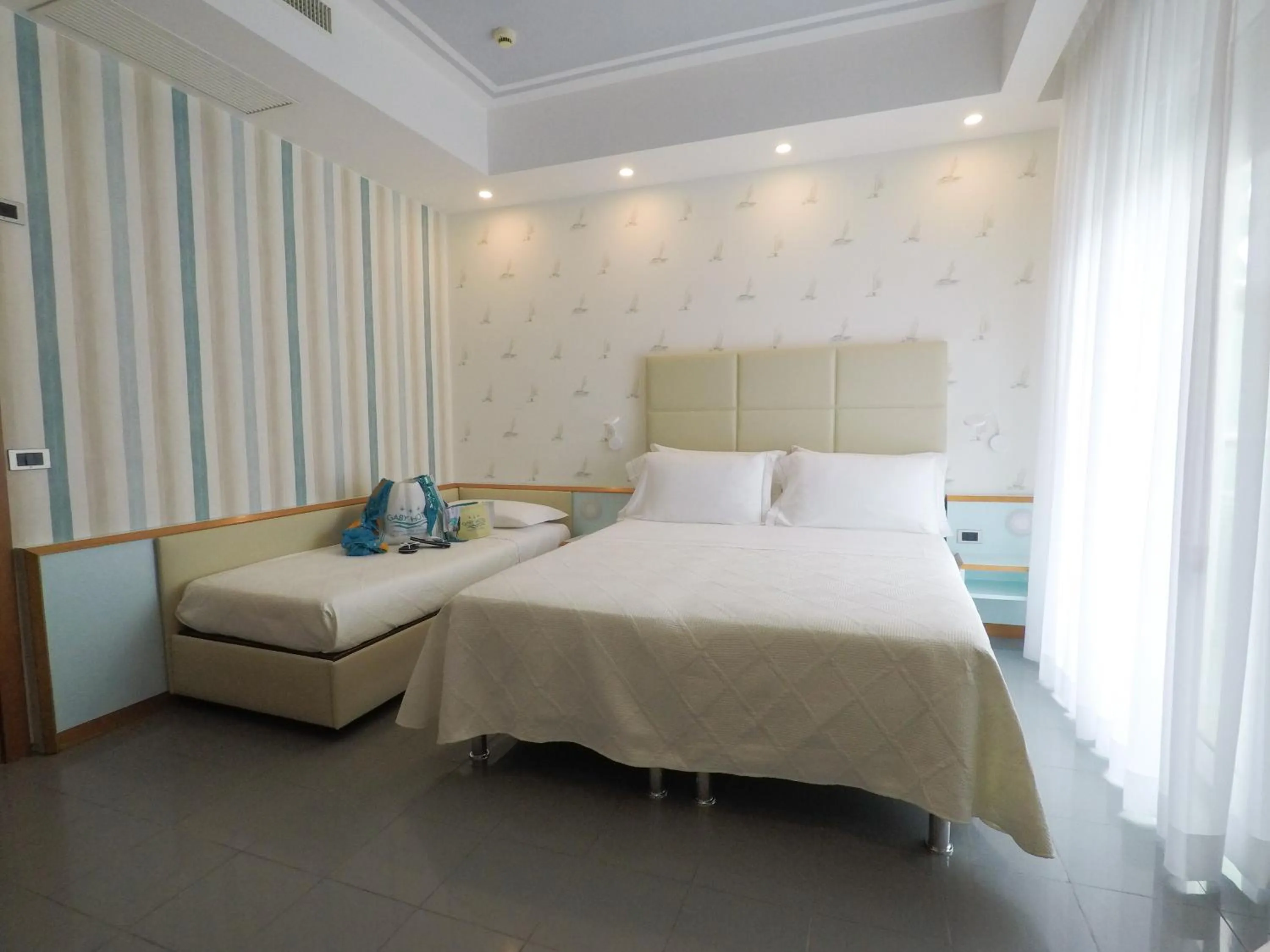 Bedroom, Bed in Hotel Gaby