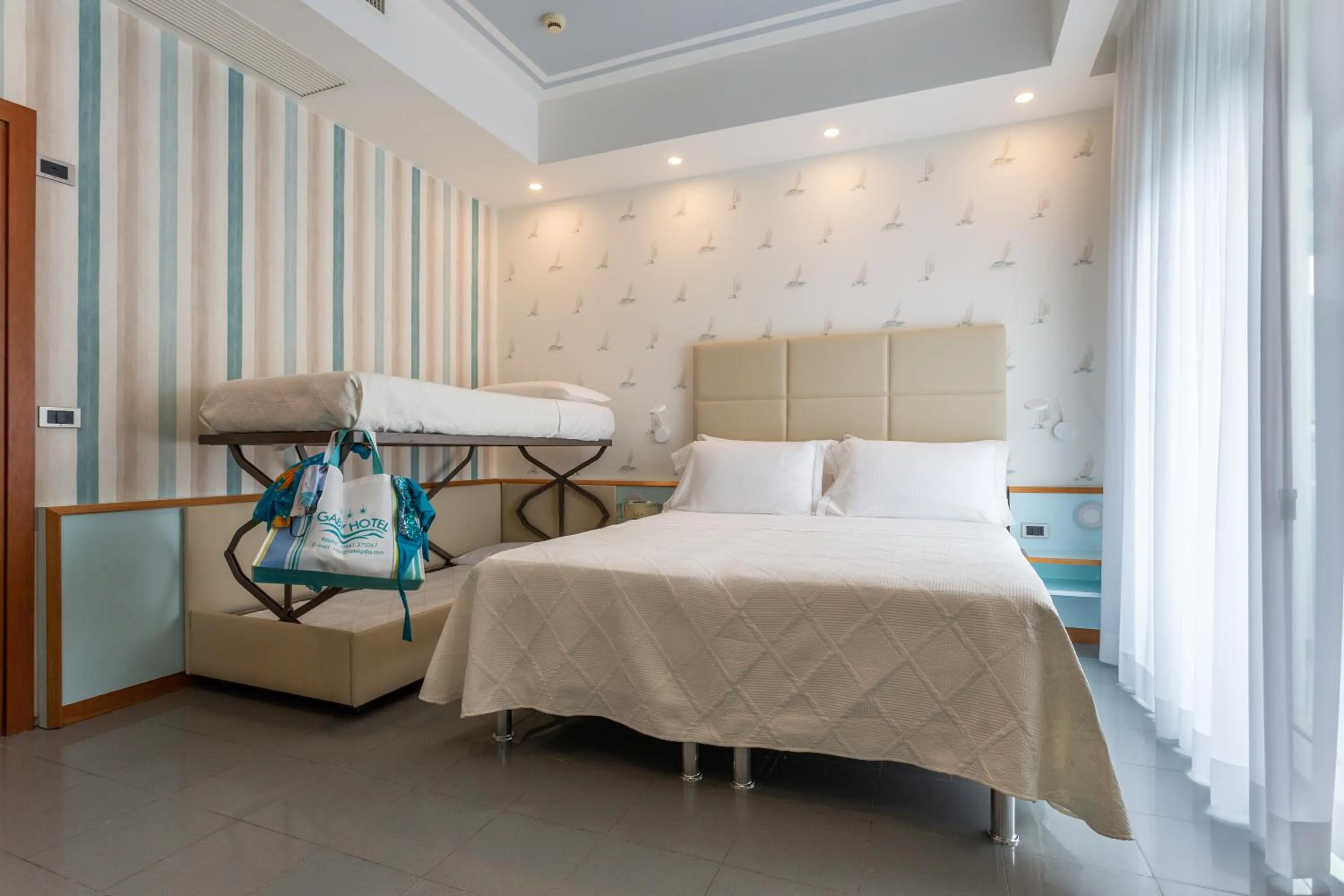 Bedroom, Bed in Hotel Gaby