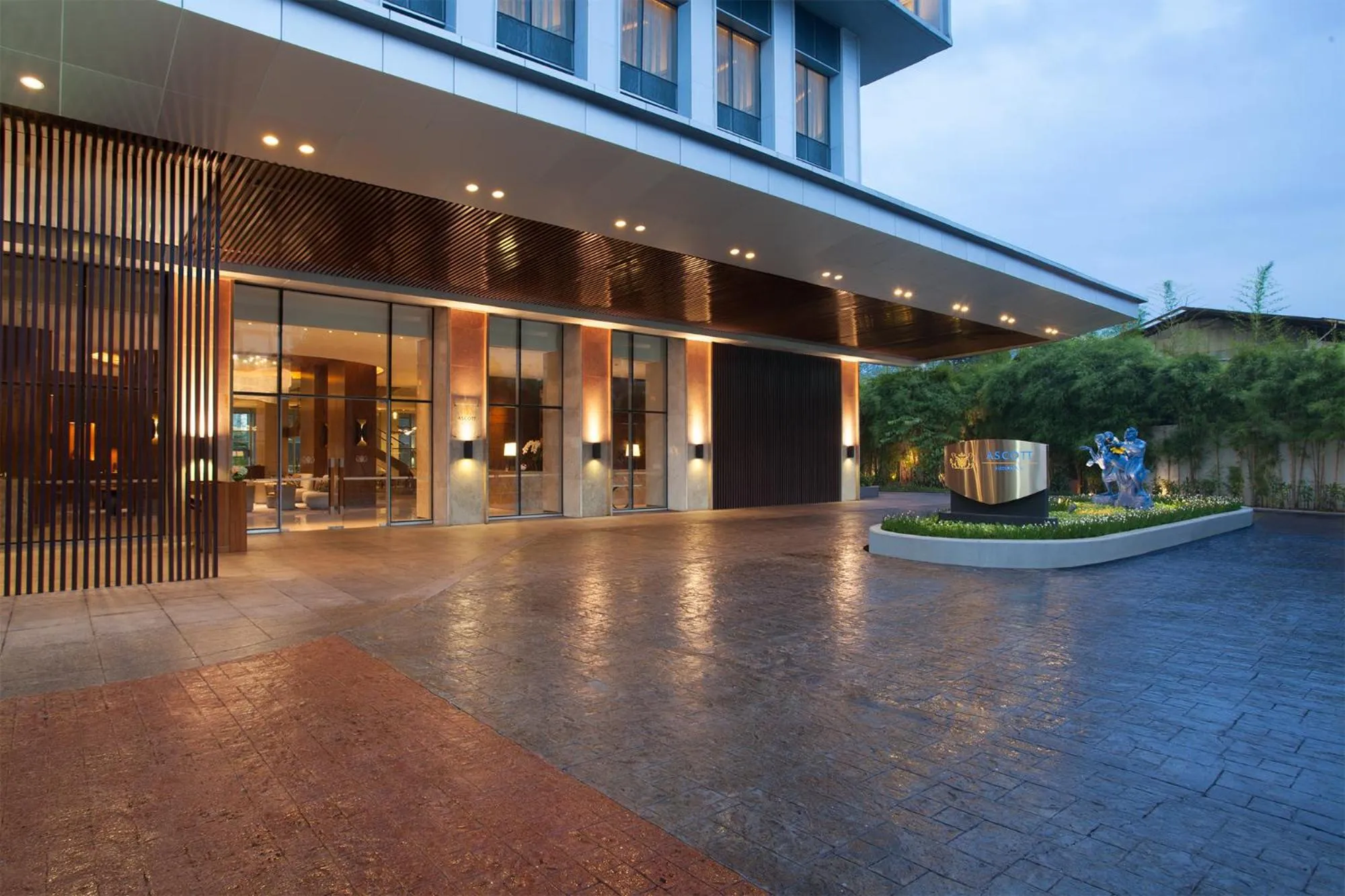 Facade/entrance in Ascott Sudirman Jakarta