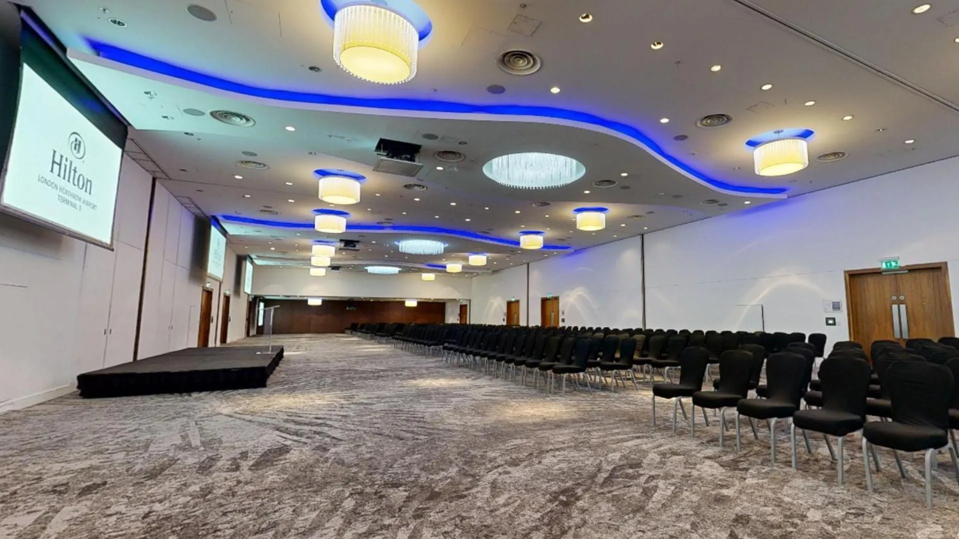 Property building in Hilton London Heathrow Airport Terminal 5