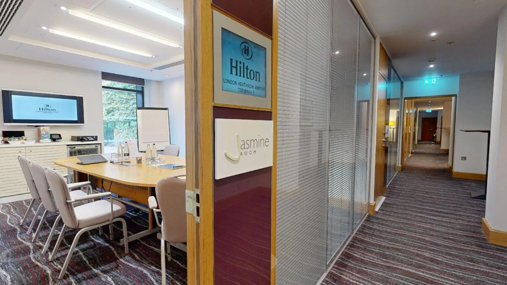 Meeting/conference room in Hilton London Heathrow Airport Terminal 5