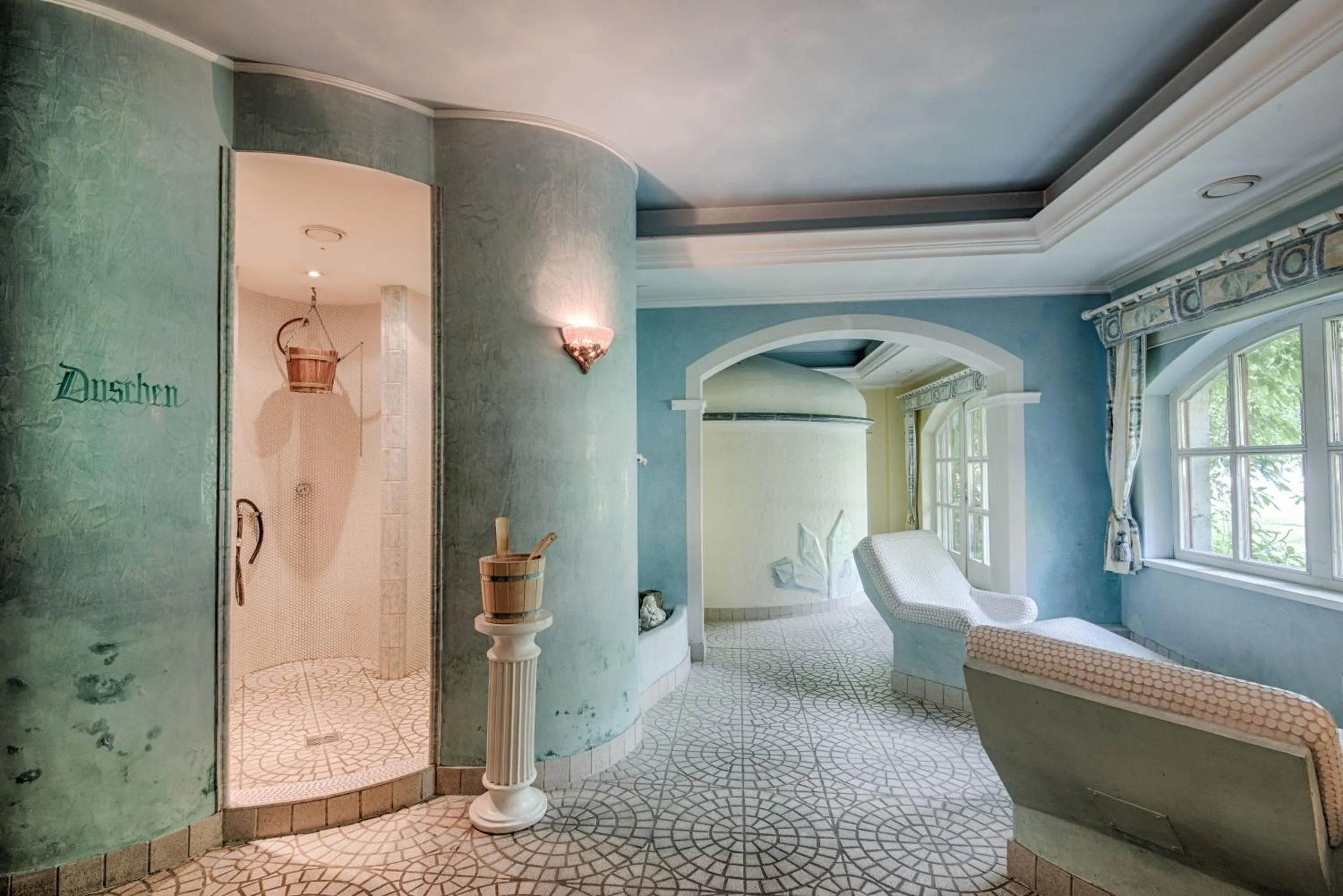 Seating area in Hotel Post