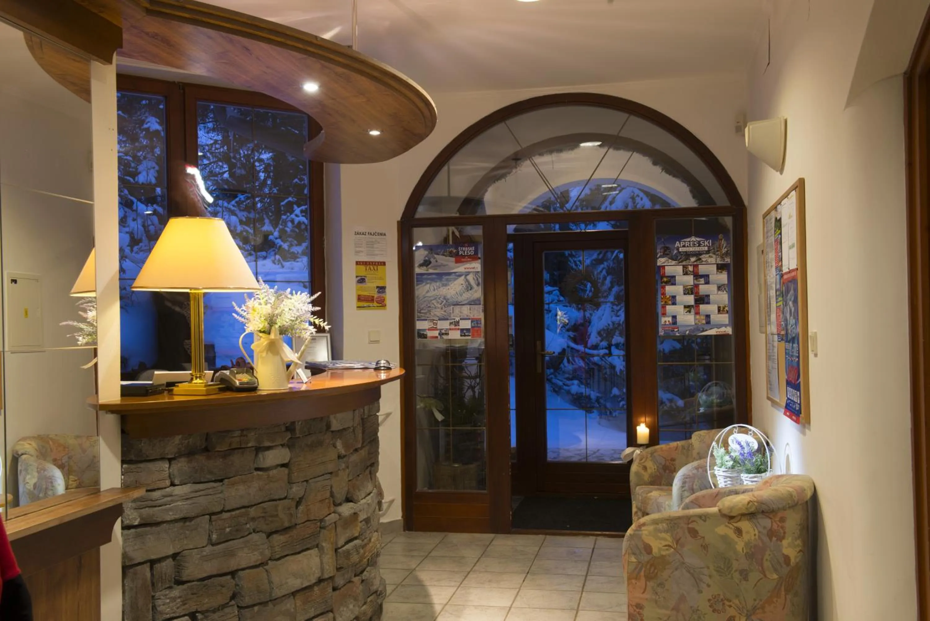 Lobby or reception in Penzión Pleso