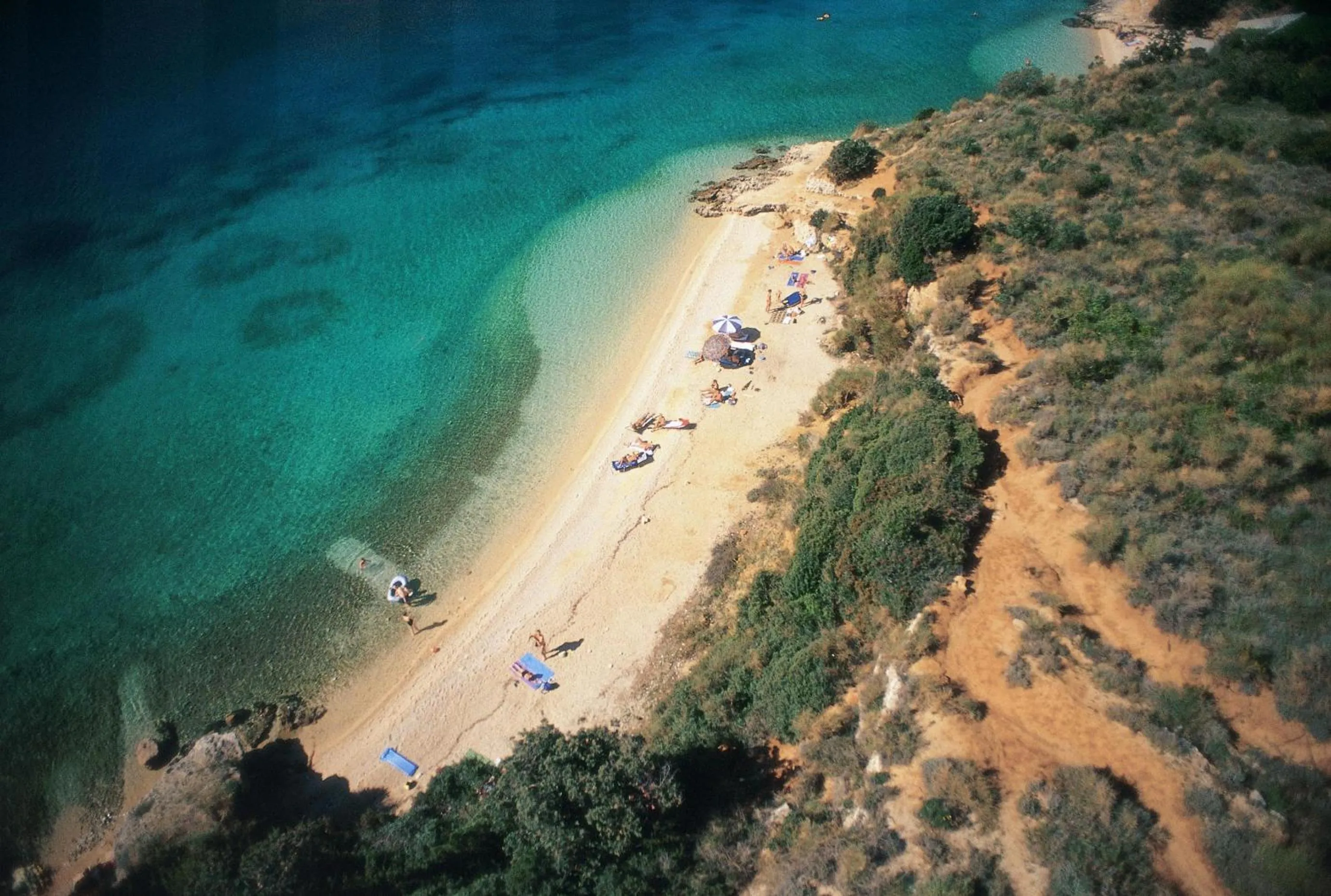 Beach in Apartments Čuljak Rab