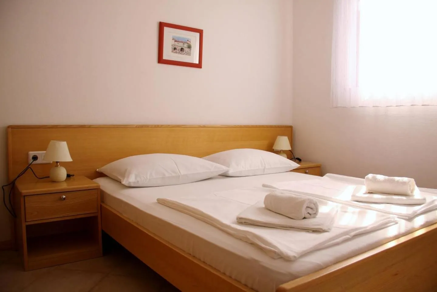 Spring, Bed in Apartments Čuljak Rab