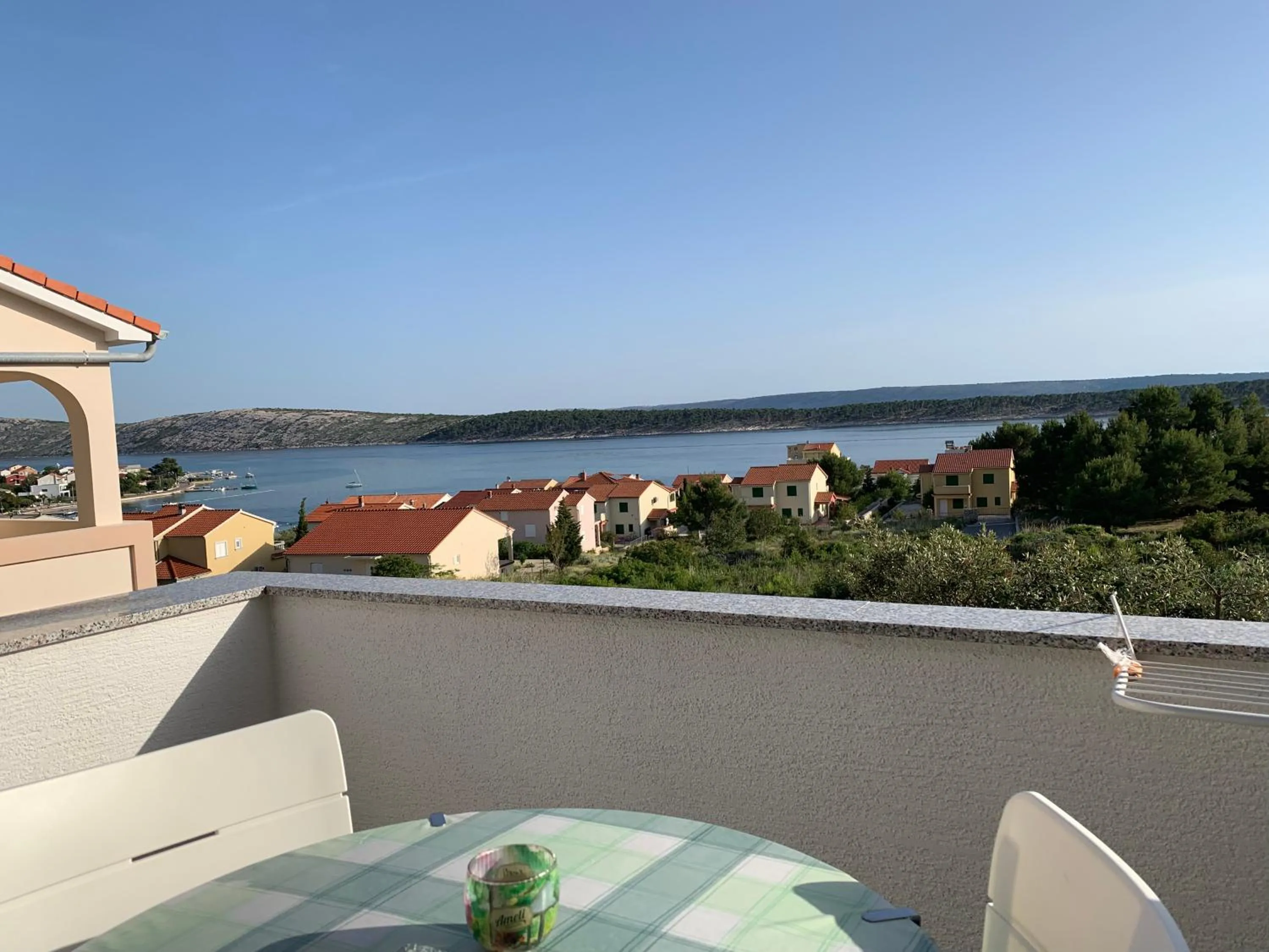 Balcony/Terrace in Apartments Čuljak Rab