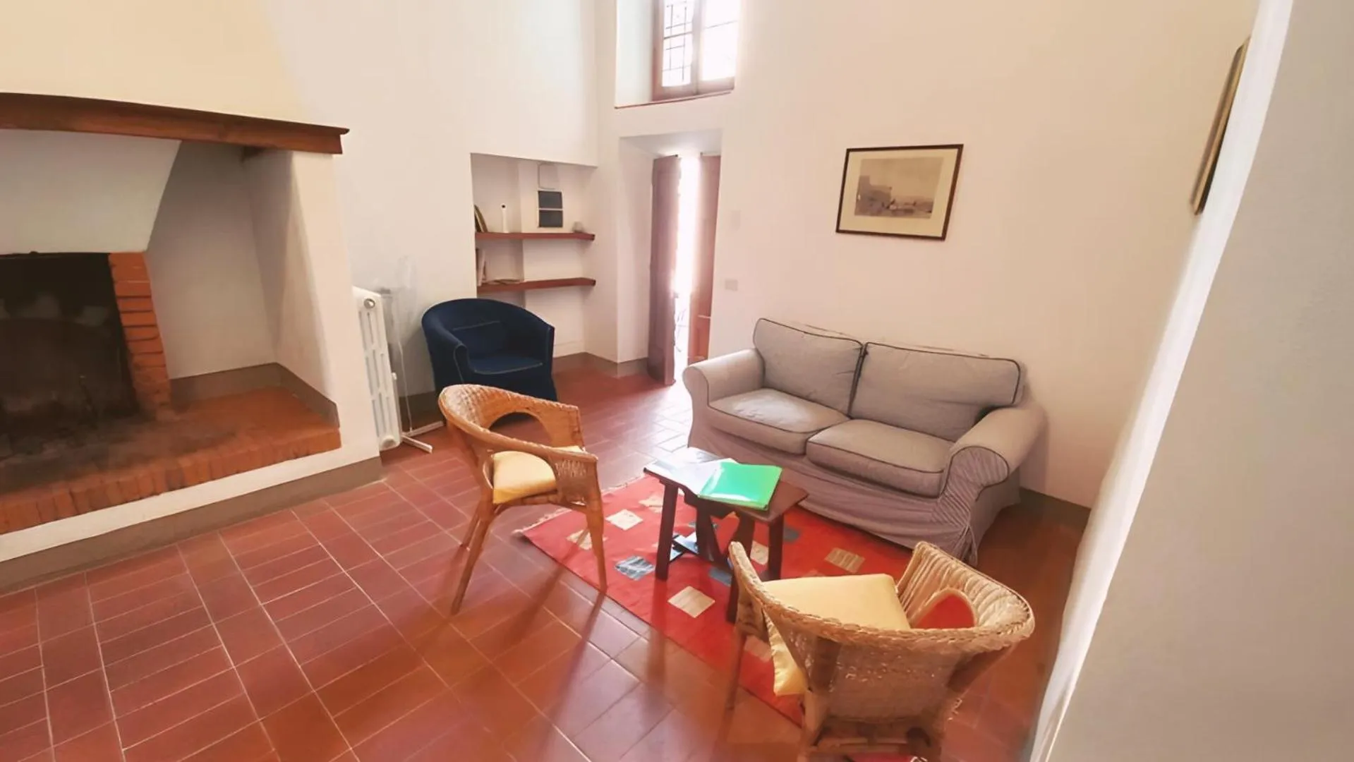 Living room in Borgo Bottaia