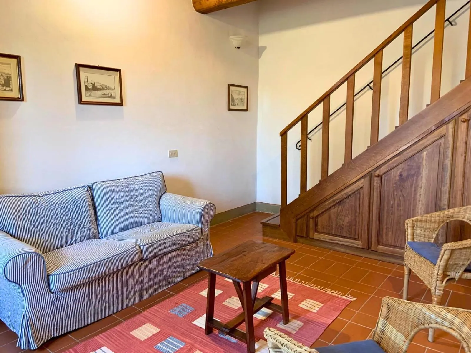 Living room in Borgo Bottaia