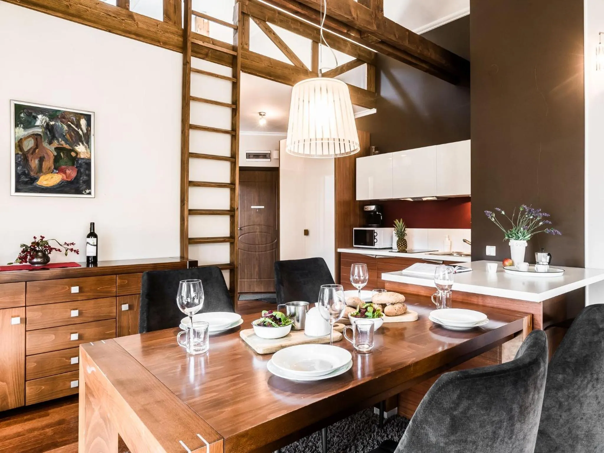 Kitchen or kitchenette in TatryTOP Radowid basen sauna