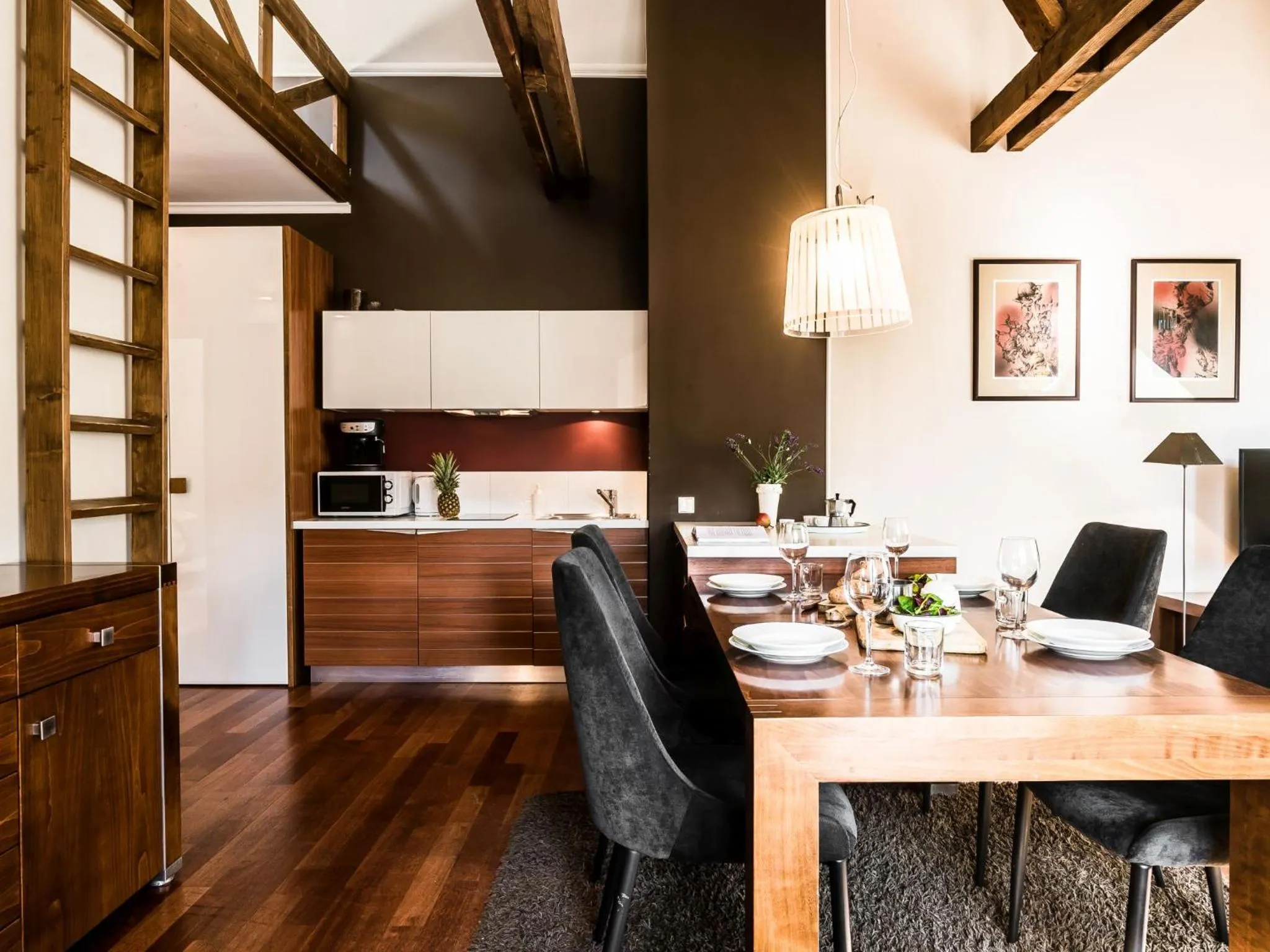 Kitchen or kitchenette in TatryTOP Radowid basen sauna