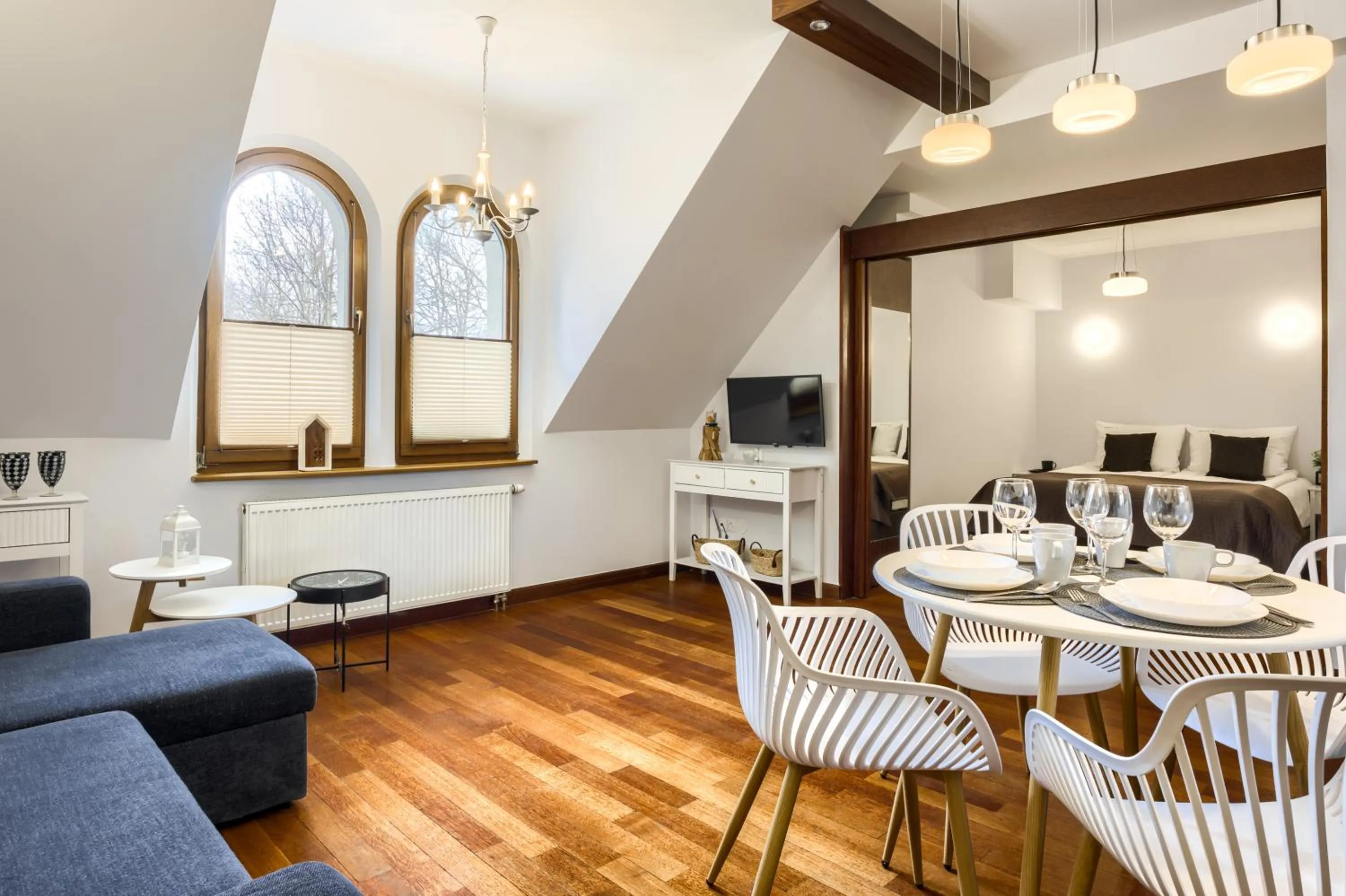 Living room in TatryTOP Radowid basen sauna