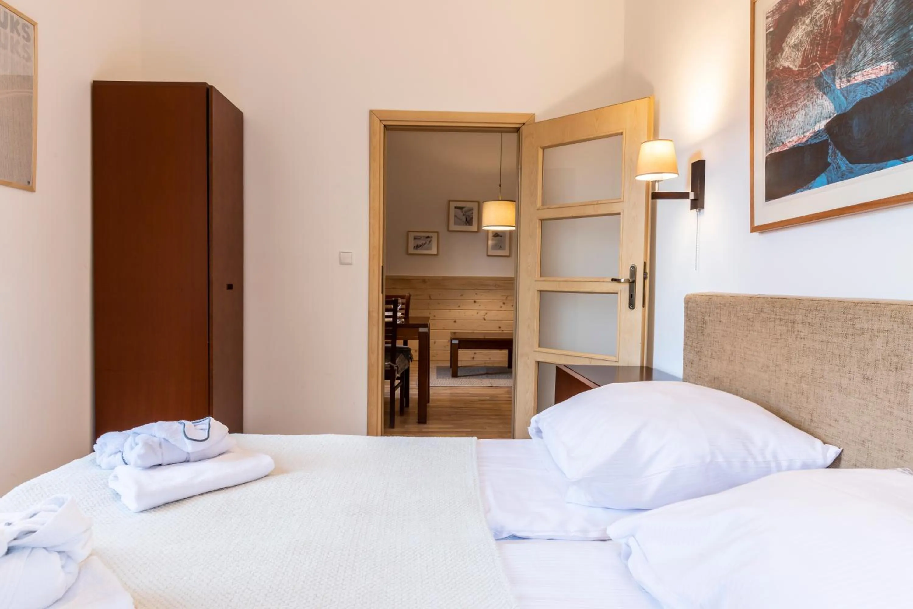 Bedroom, Bed in TatryTOP Radowid basen sauna