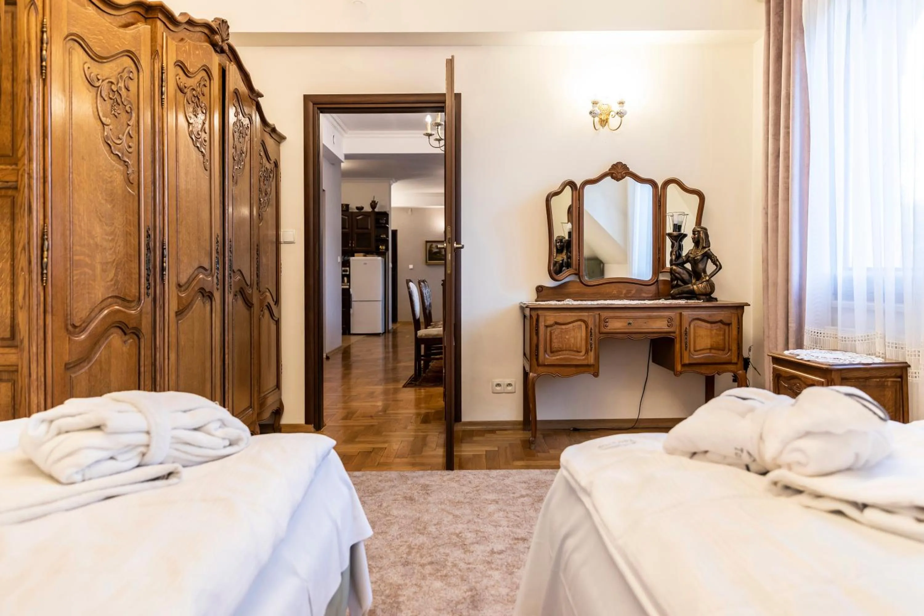 Bedroom, Bed in TatryTOP Radowid basen sauna