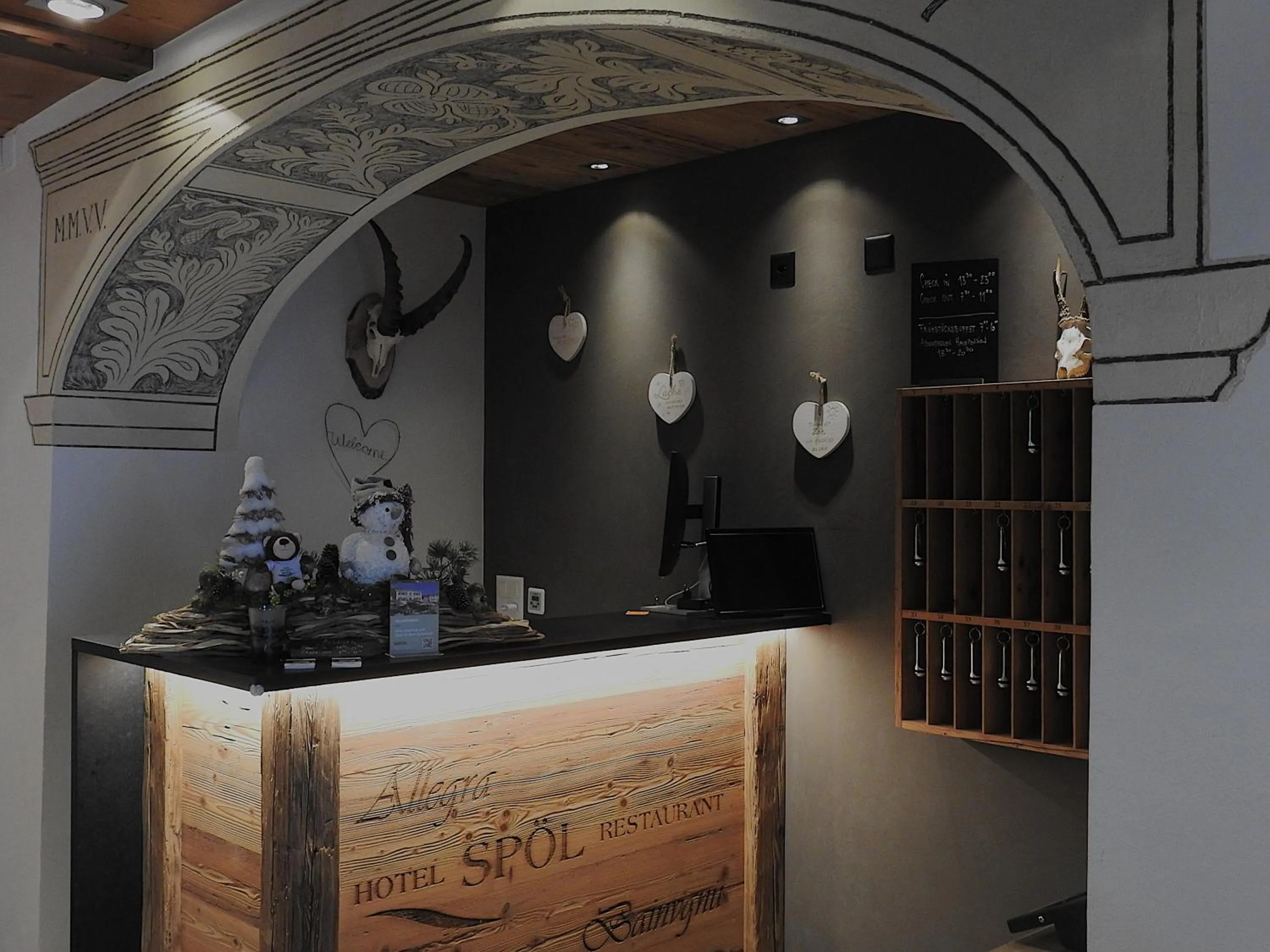 Lobby or reception in Hotel Spöl Restaurant