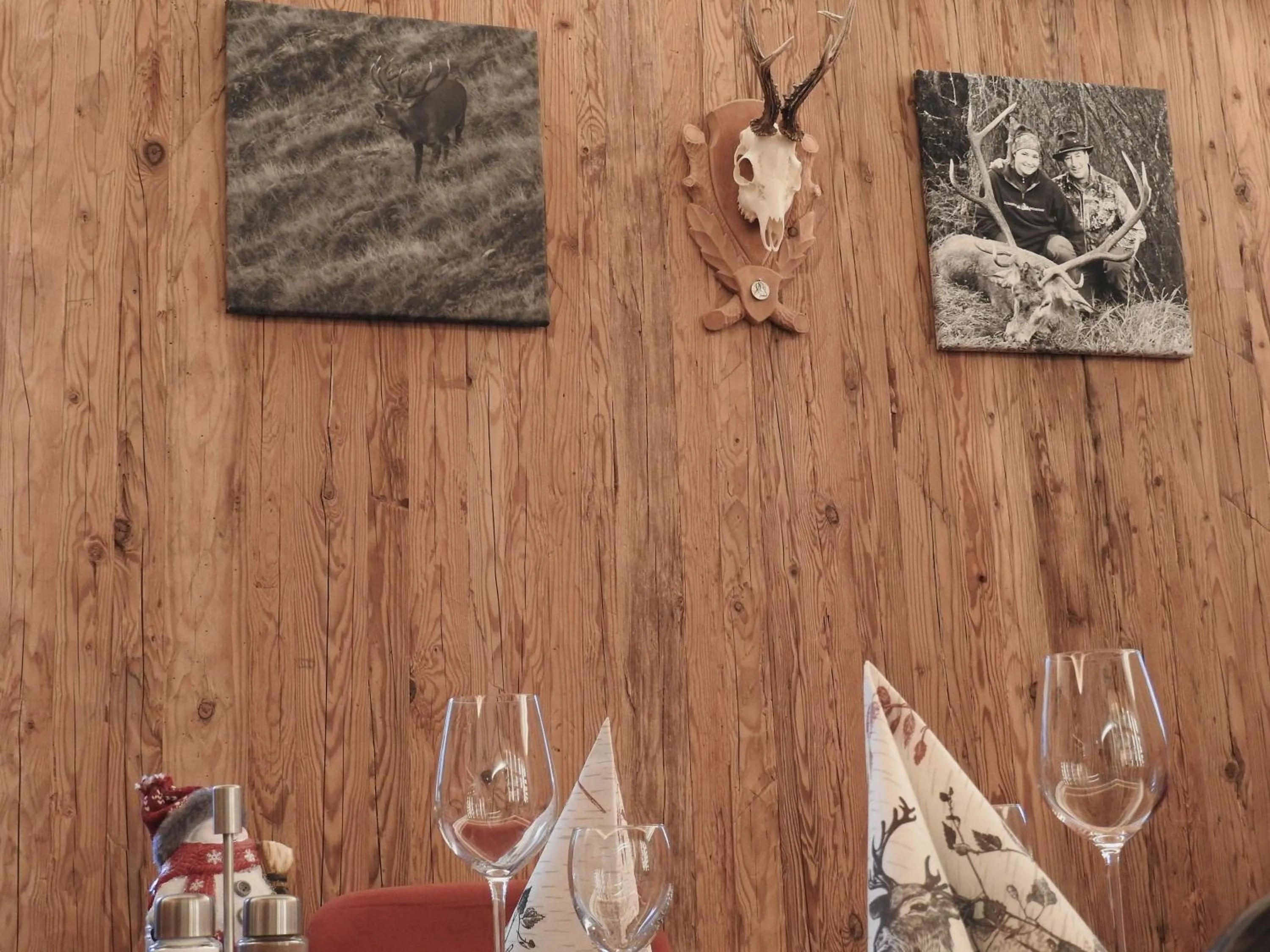 Decorative detail in Hotel Spöl Restaurant