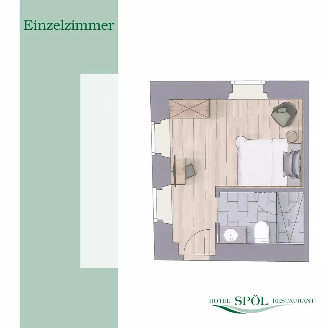 Floor plan in Hotel Spöl Restaurant