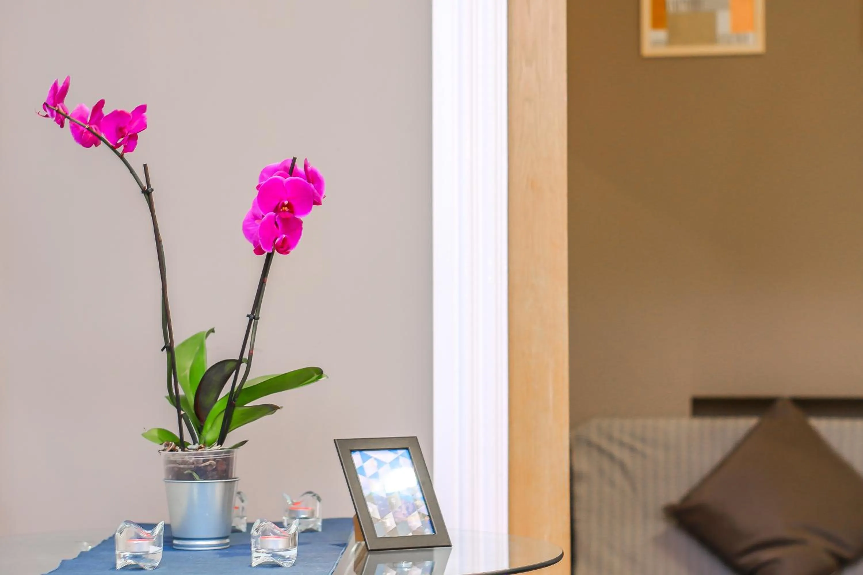 Living room in City view flat @ Liverpool st.