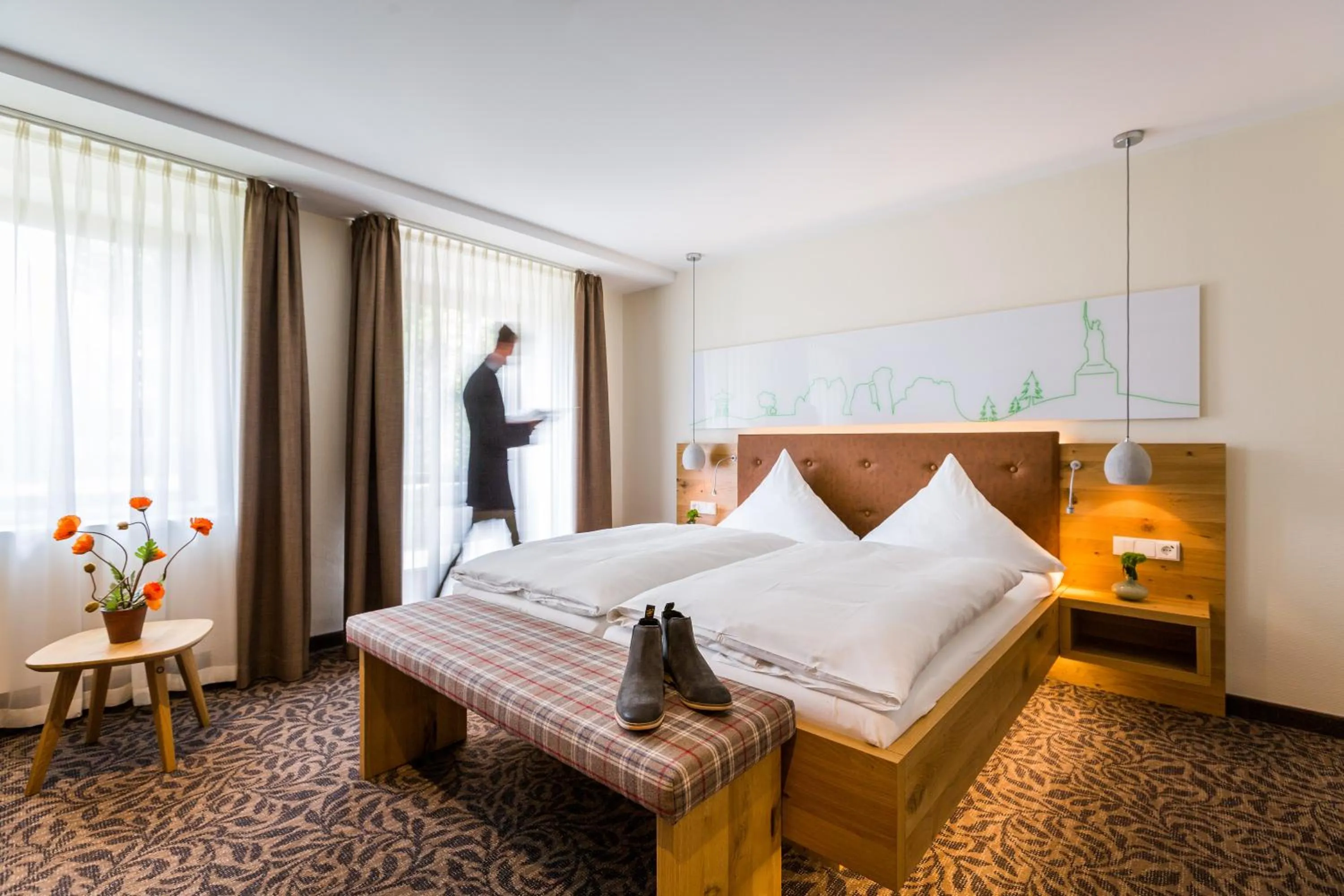 Photo of the whole room, Bed in Germanenhof