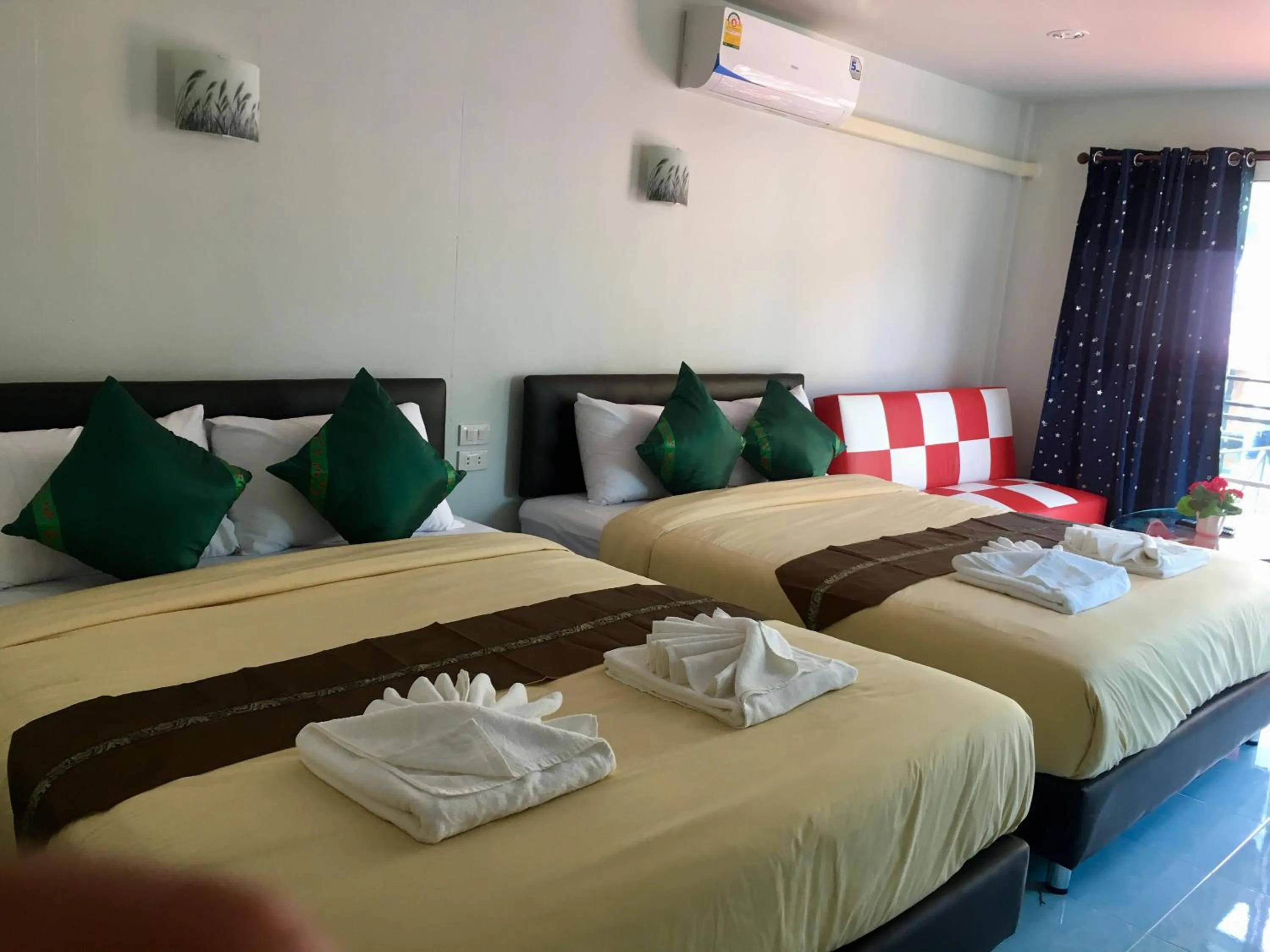 Bed in River Hill Side Resort