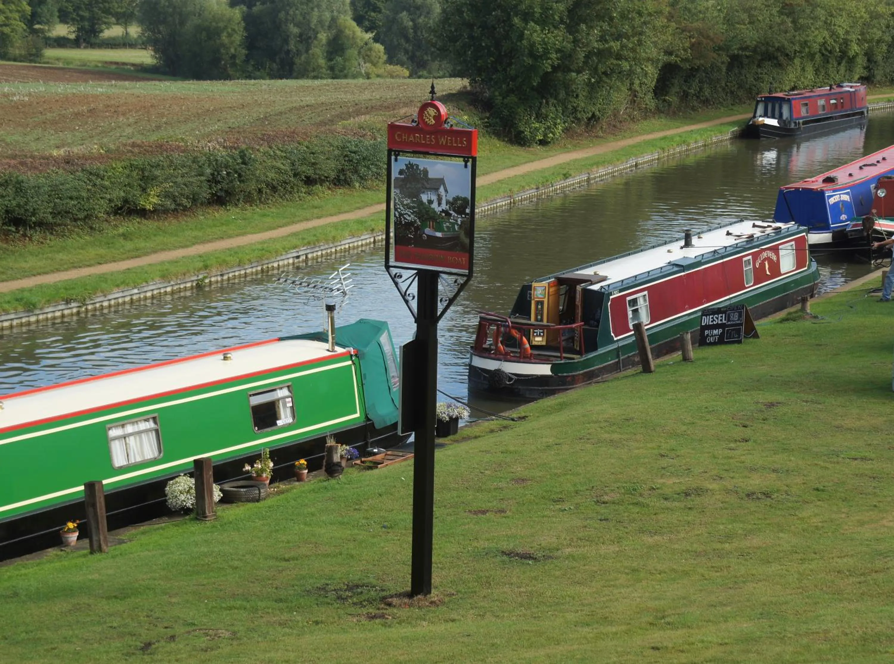 View (from property/room) in Narrowboat at Weedon