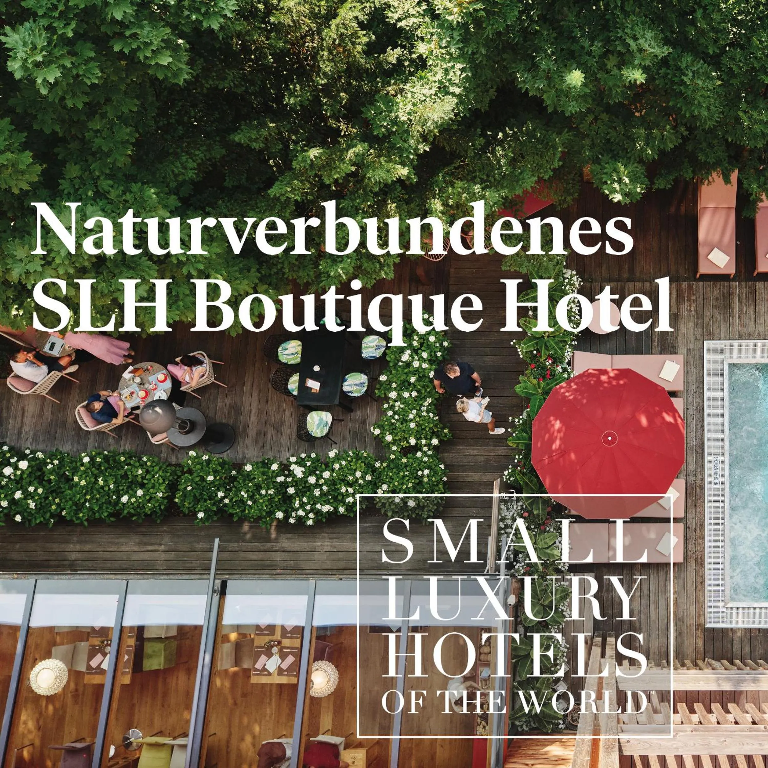 Swimming pool in Small Luxury Hotel of the World - DasPosthotel