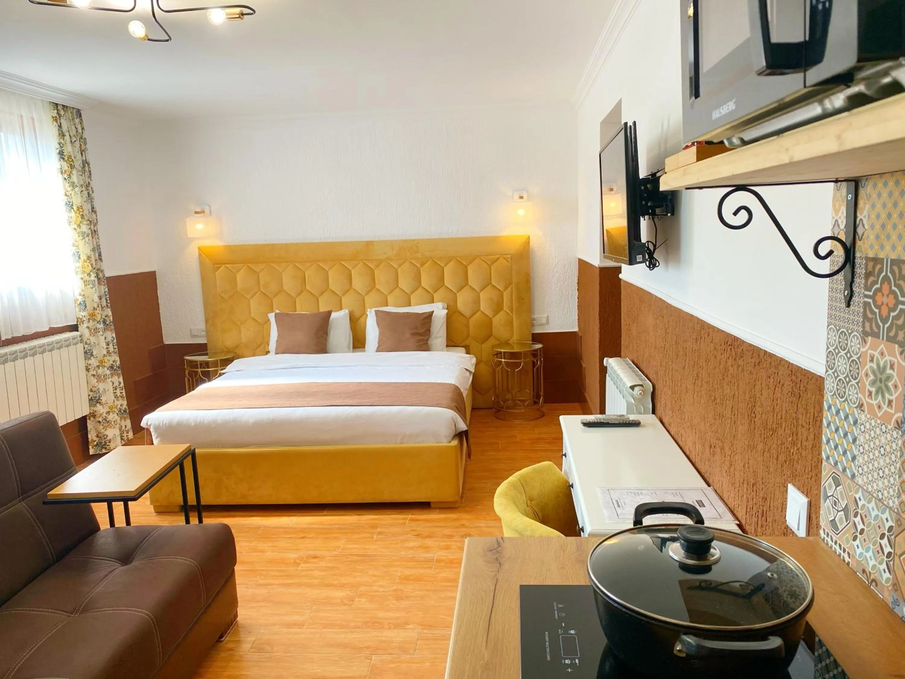 Bedroom, Bed in Hotel Orange Kutaisi