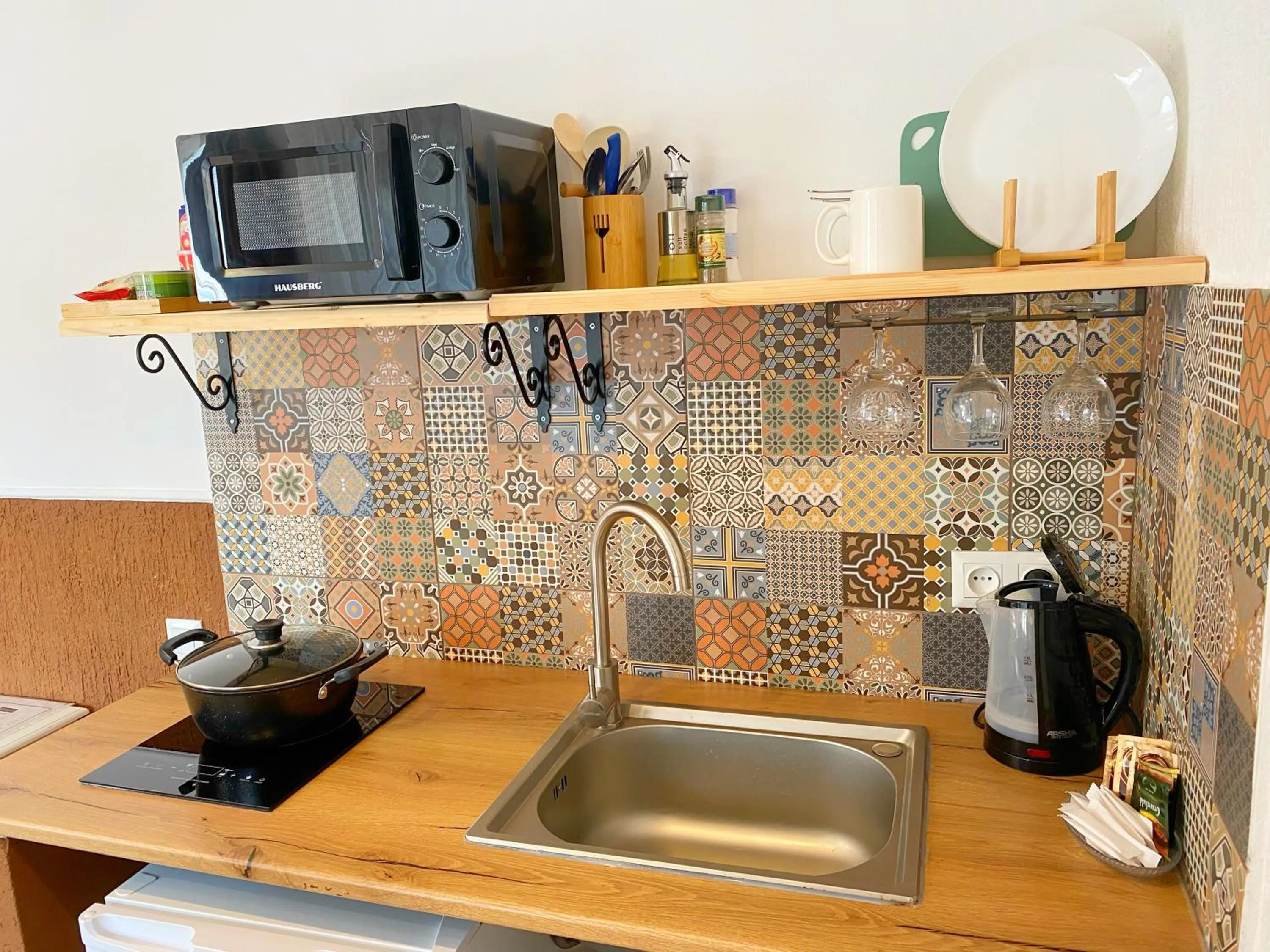 kitchen in Hotel Orange Kutaisi