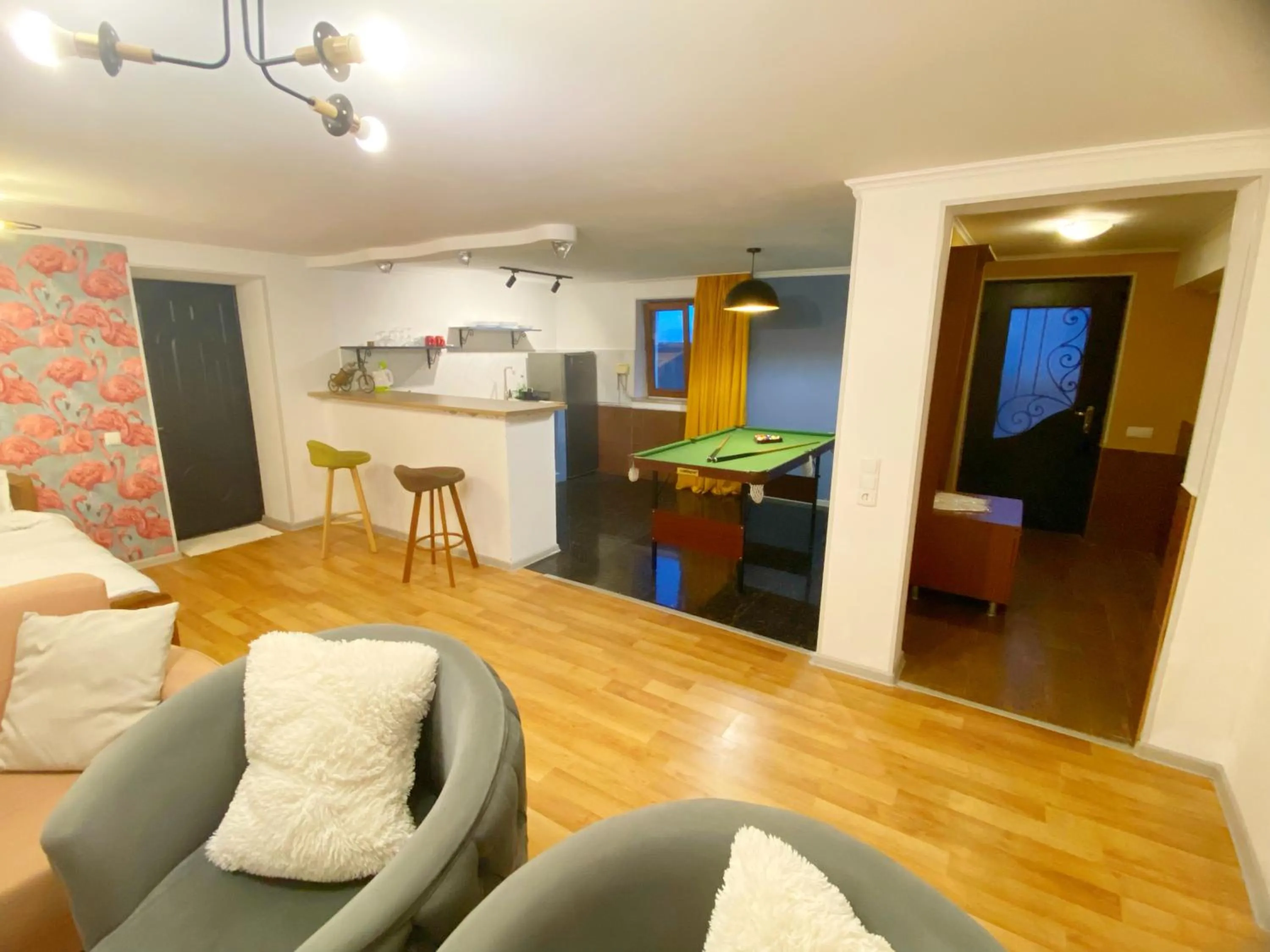 Kitchen or kitchenette in Hotel Orange Kutaisi