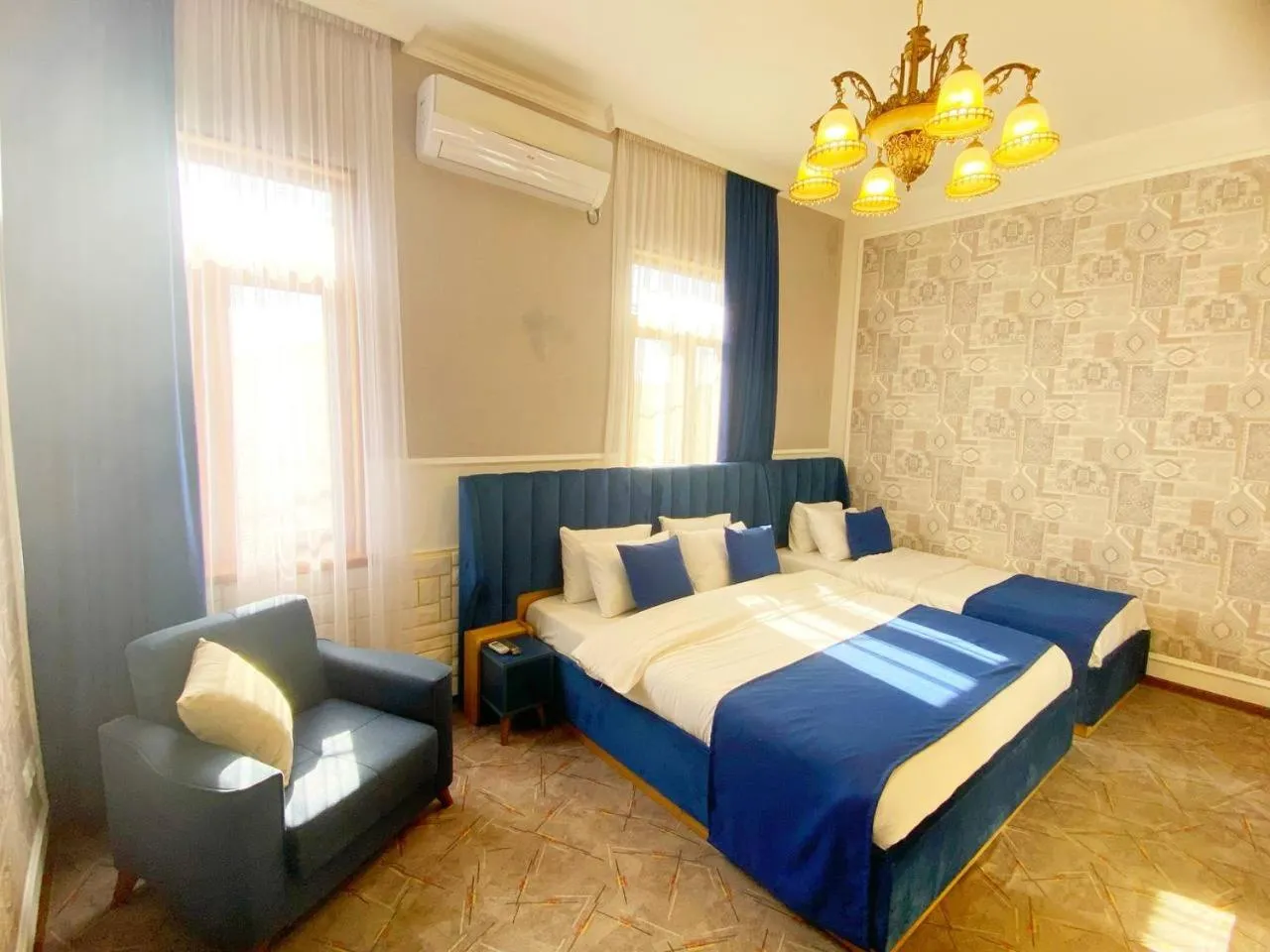 Bed in Hotel Orange Kutaisi