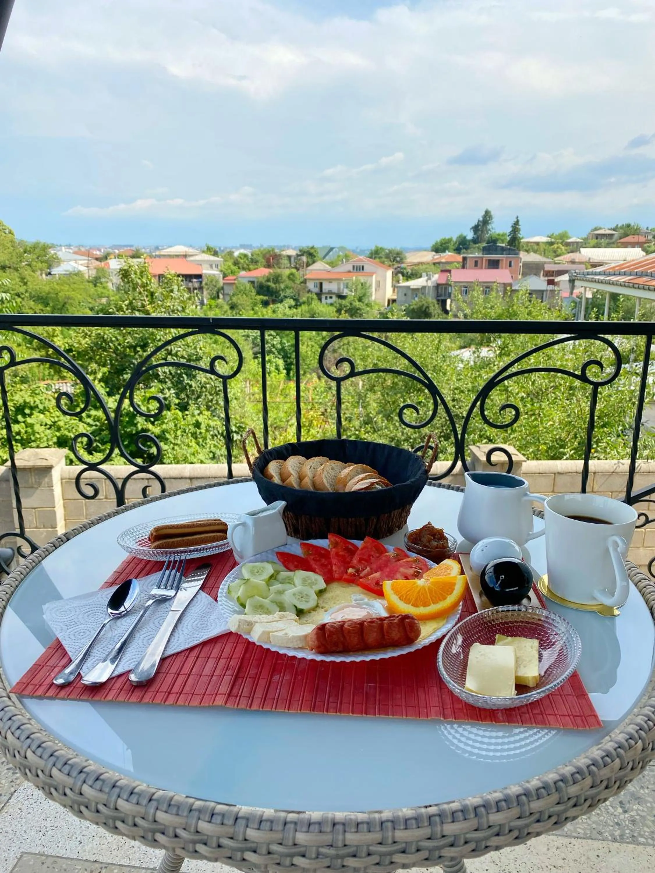 Breakfast in Hotel Orange Kutaisi