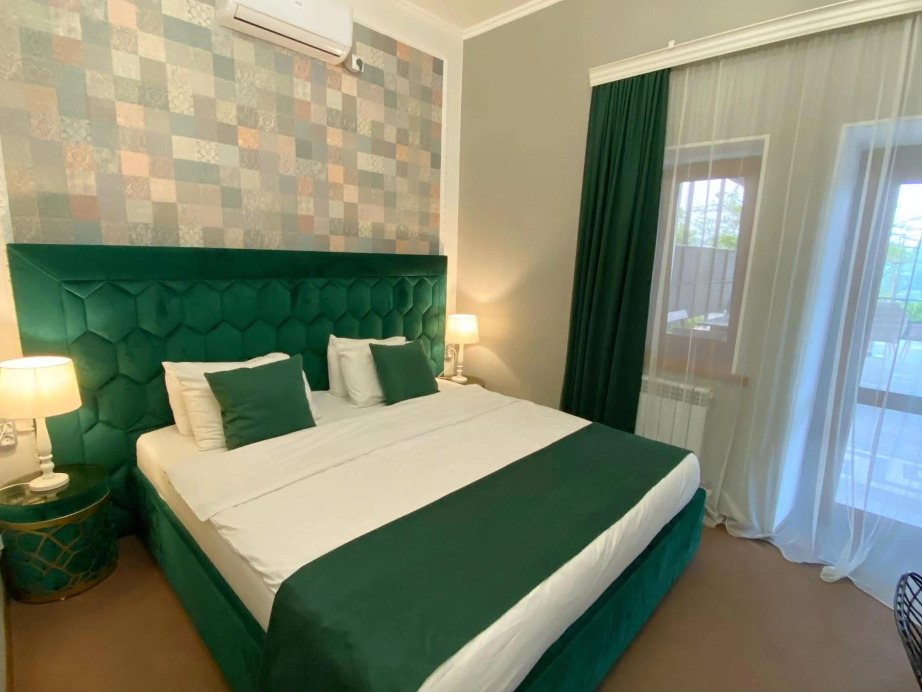 Bed in Hotel Orange Kutaisi