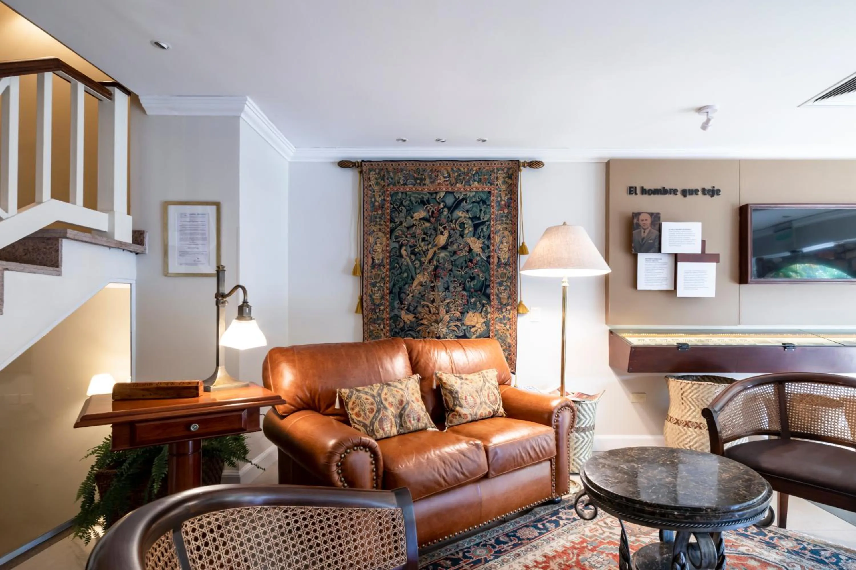 Living room in Hotel Villa Morra Suites