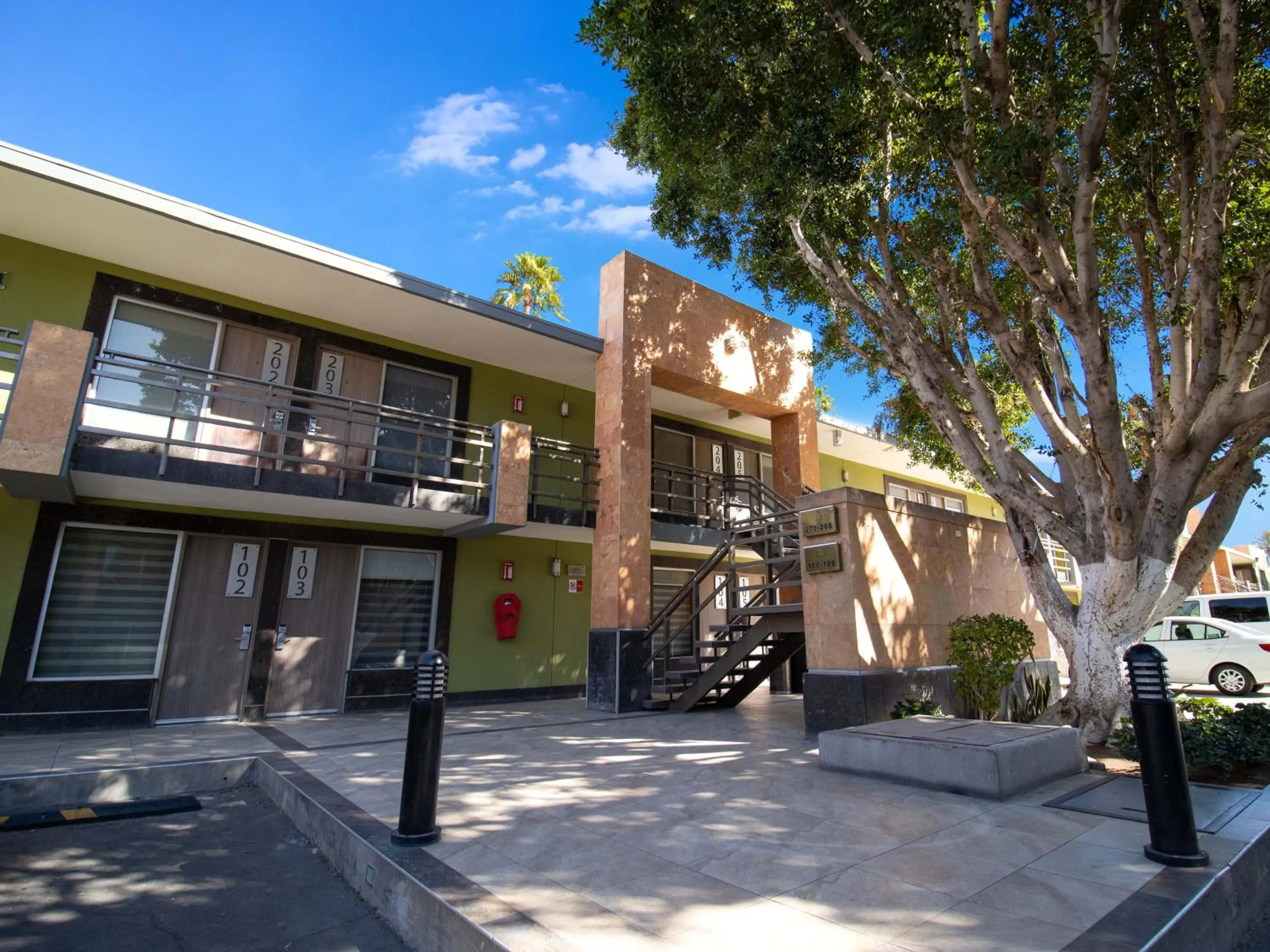 Property building in Hotel Calafia