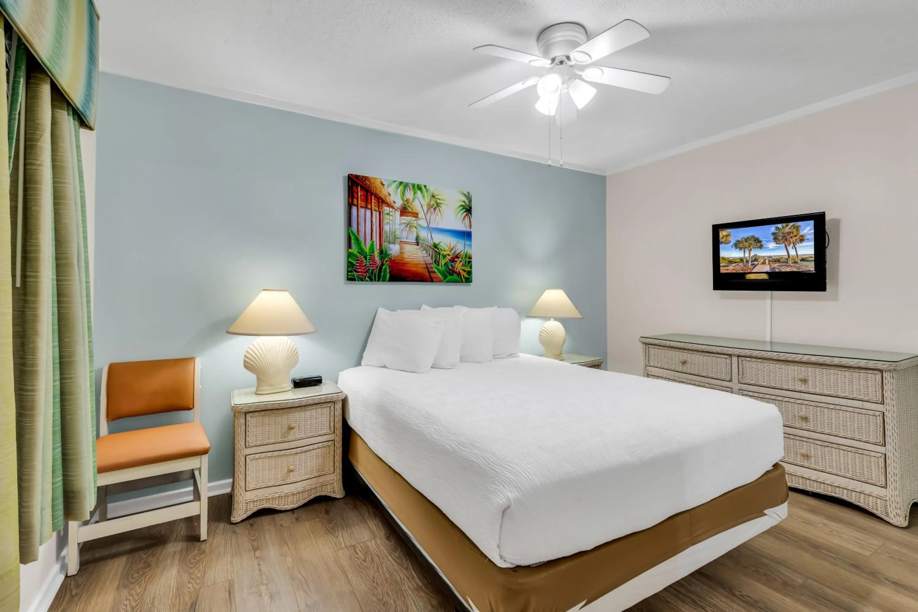 Bed in A Place at the Beach