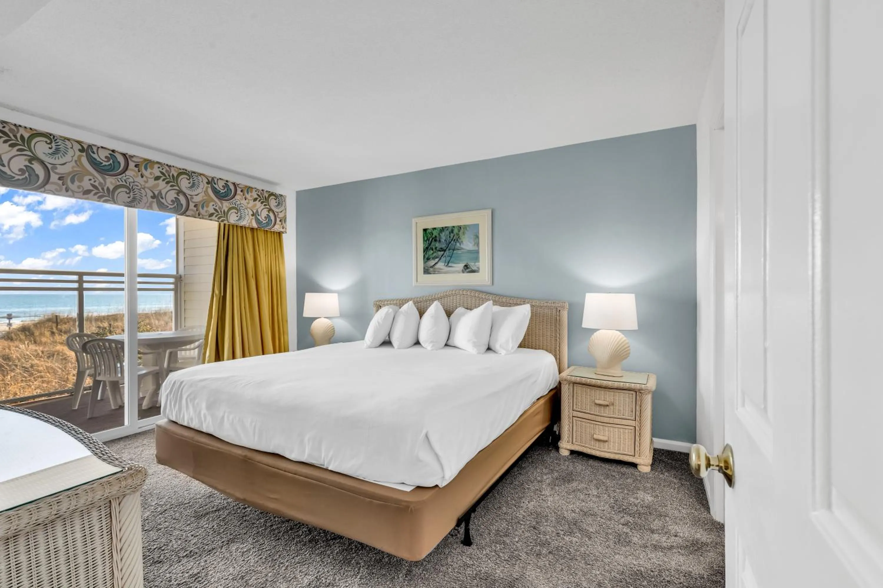 Bed in A Place at the Beach