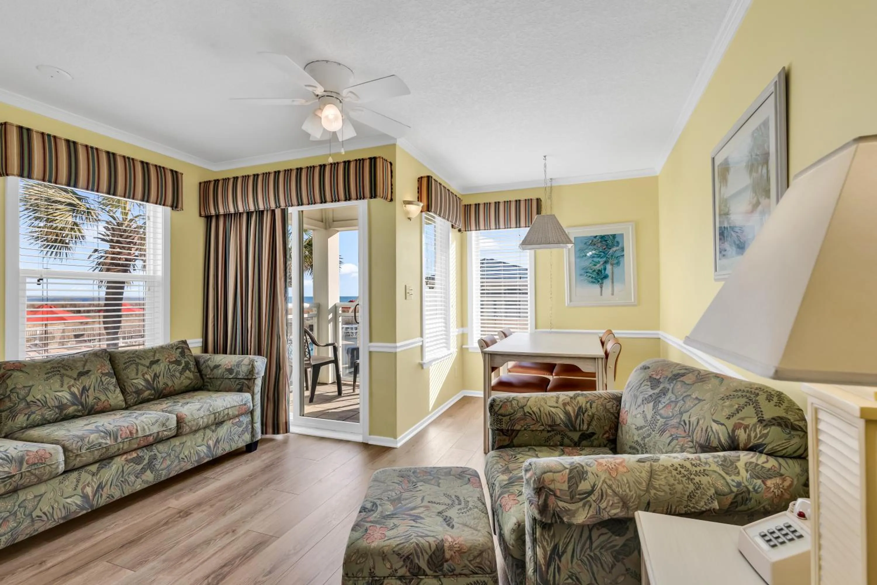 Living room in A Place at the Beach