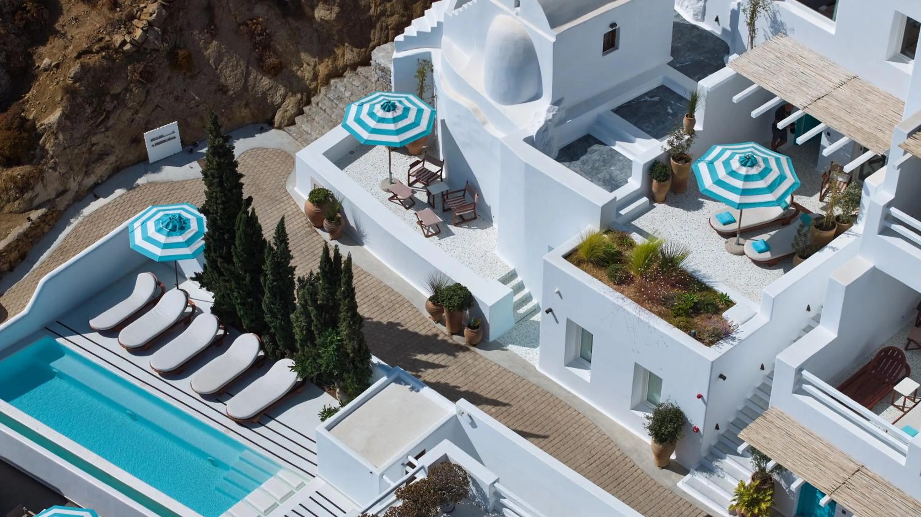 Property building in Nammos Hotel Mykonos