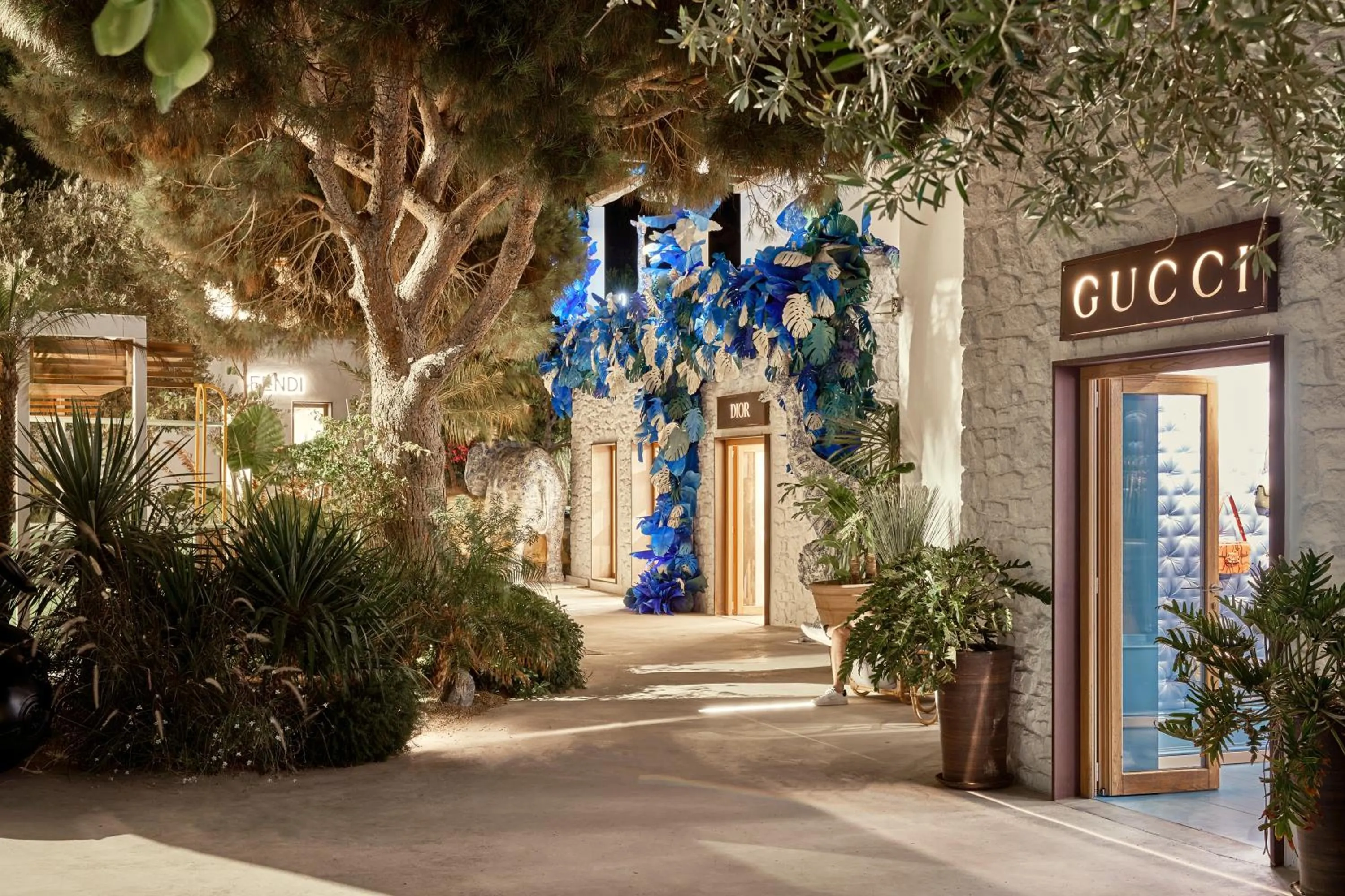 Garden in Nammos Hotel Mykonos